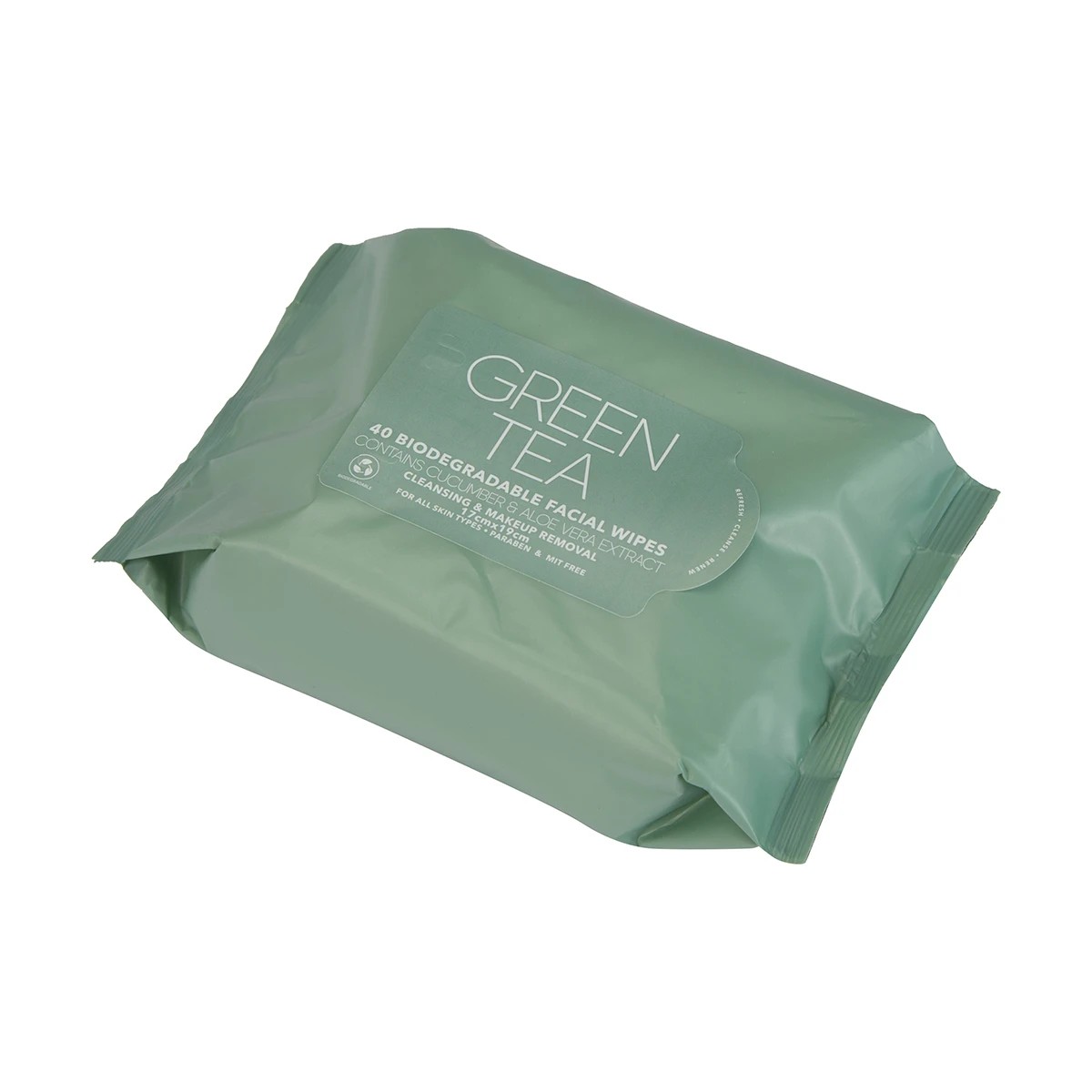 2 40 Pack Cleansing & Makeup Removal Facial Wipes - Green Tea, 2 of 4