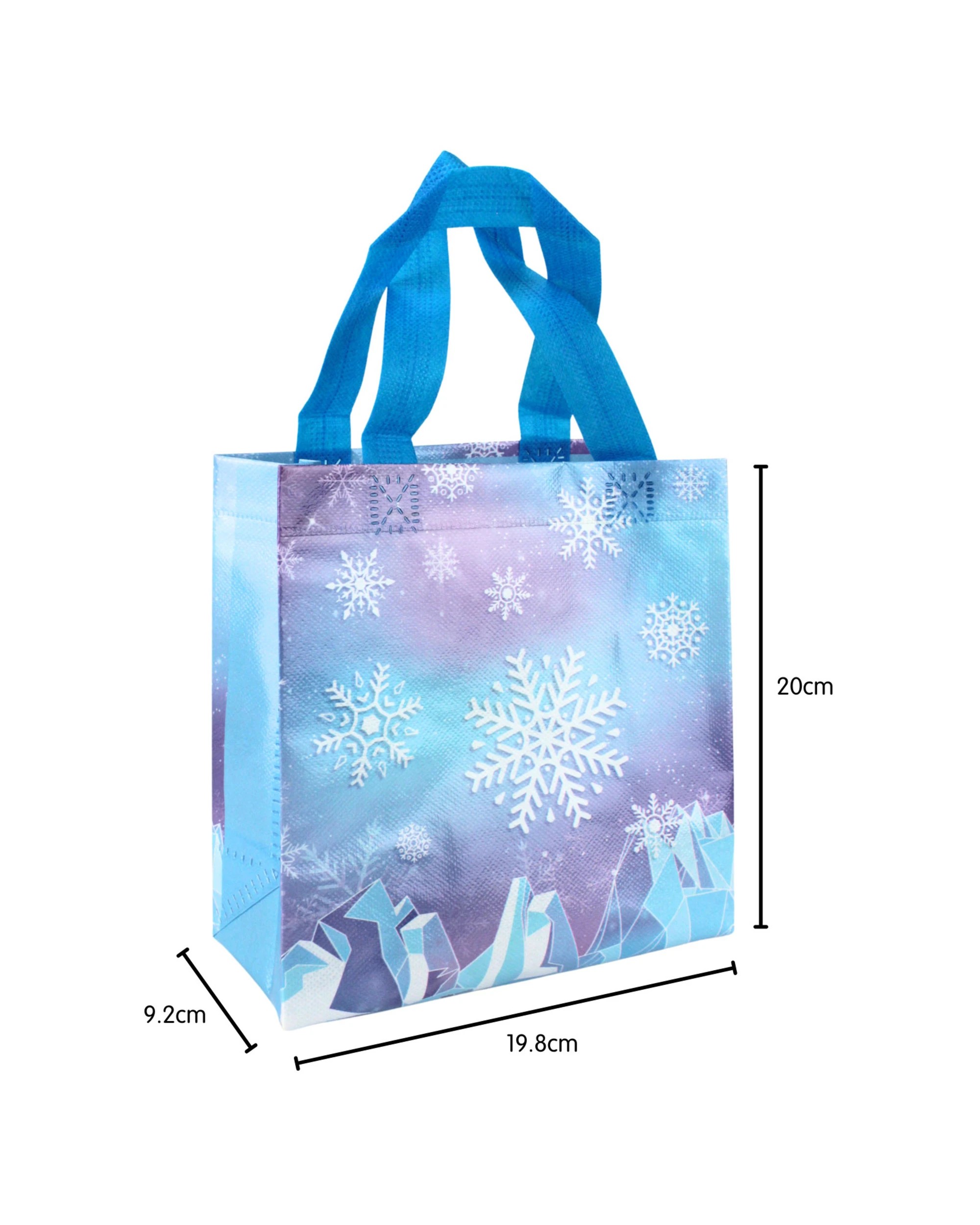 2 Party Maker Icicle Party Tote Bags Pack of 12 - Blue, 2 of 3