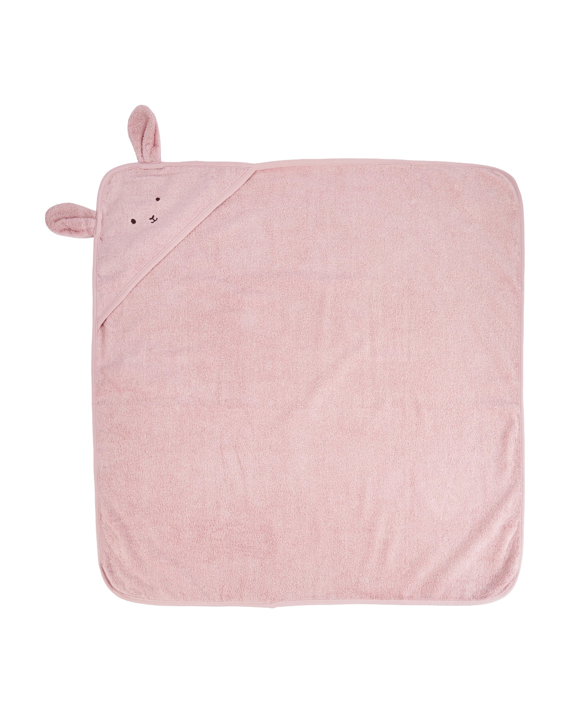3 Cotton Hooded Towel - Bunny, 3 of 5
