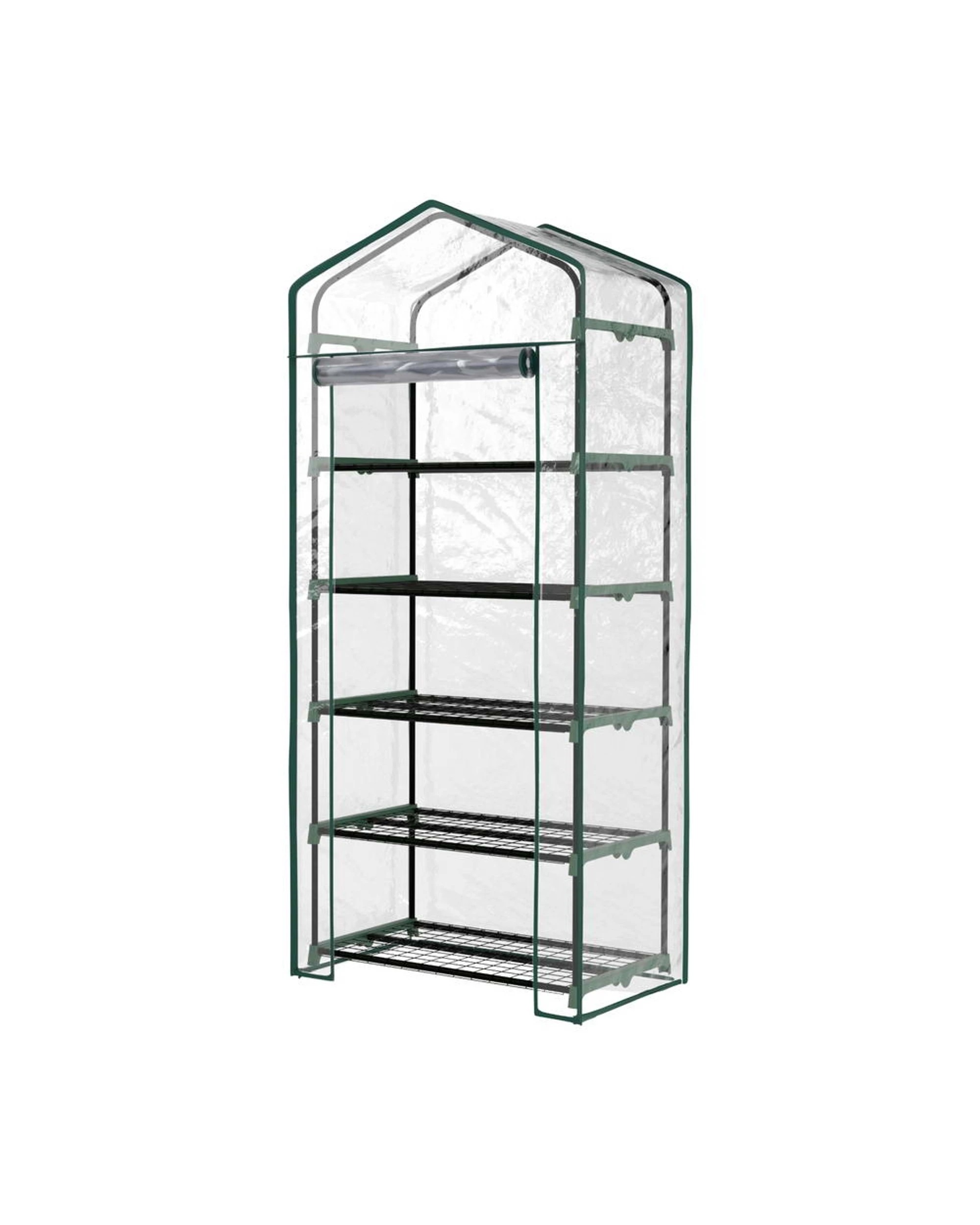 1 Green Fingers Greenfingers Greenhouse 5 Tiers Mini Green House Garden Bed Planter Box - Clear, 1 of 5