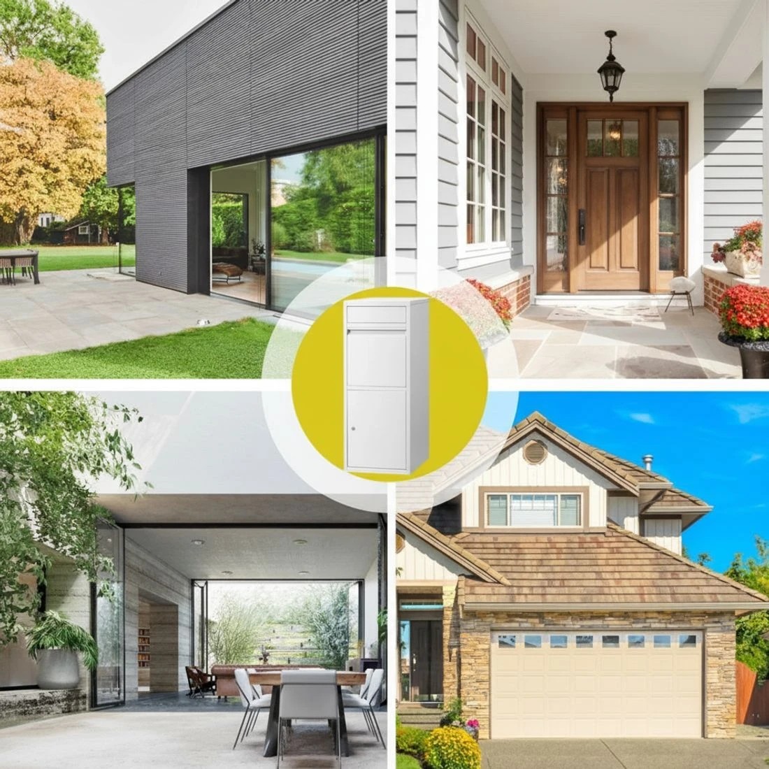 8 Gardeon Parcel Letterbox Drop Box Package - White, 8 of 8