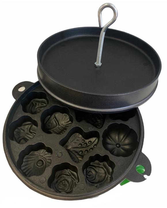 Cast Iron Cake Mould with Lid