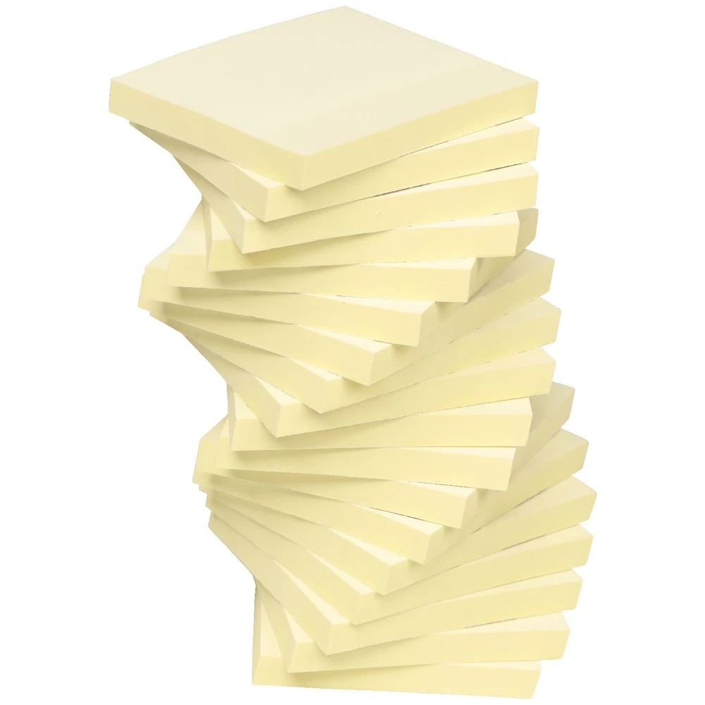 3 J.Burrows Stick-It Notes 76x76mm Yellow 18 Pack, 3 of 3