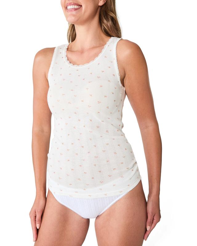 2 Pack Pointelle Thermal V