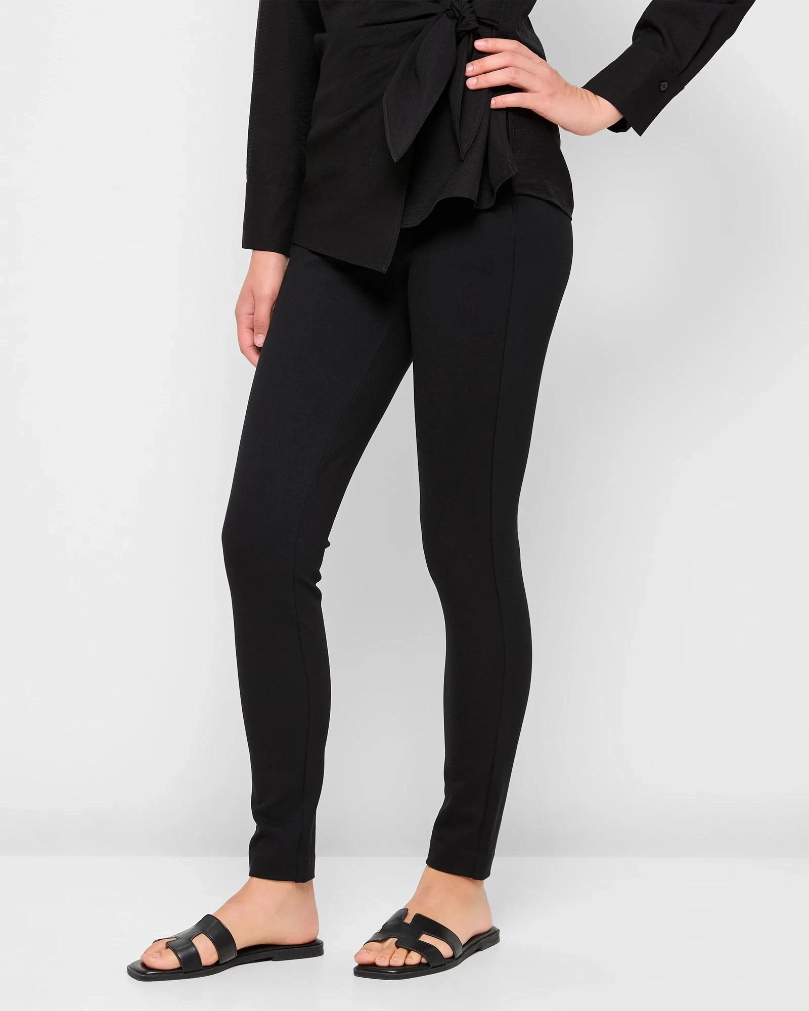 3 Skinny Ponte Treggings - Preview BLACK, 3 of 5