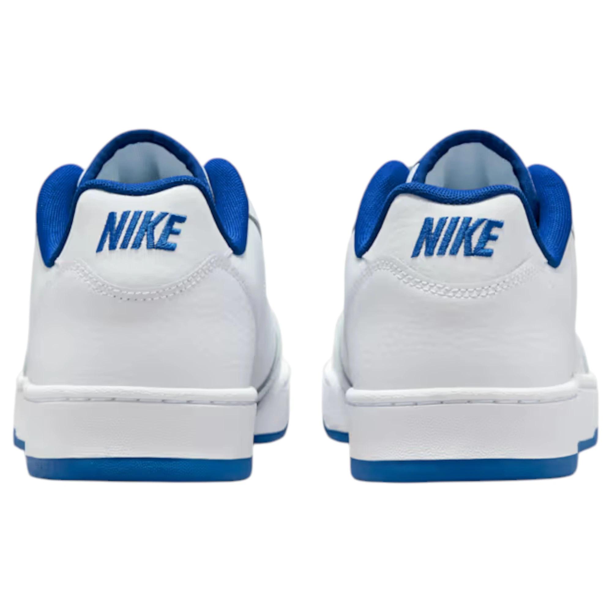 3 Nike Mens Grandstand II Athletic Shoes WHITE/BLUE, 3 of 7