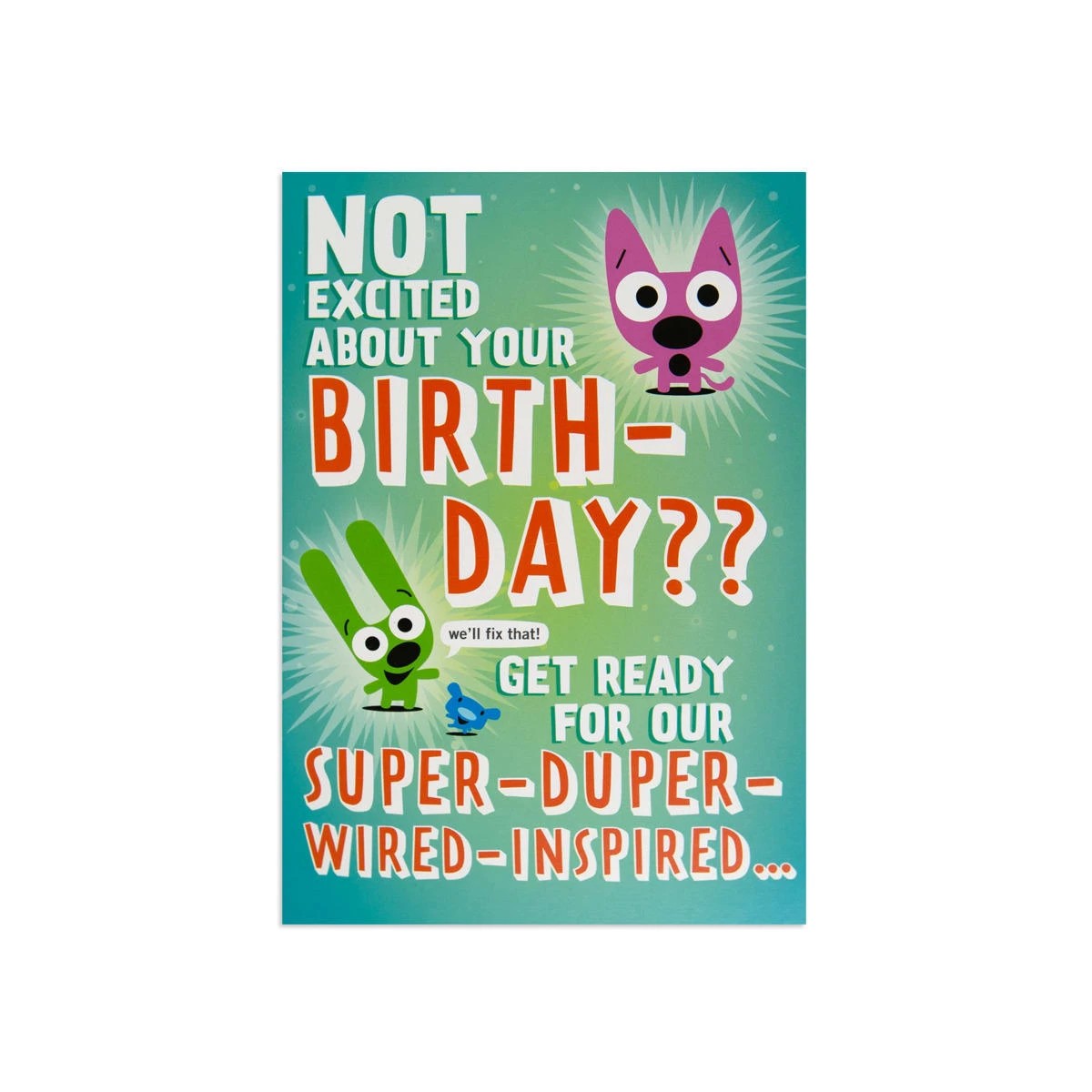 2 Hallmark Hoops & Yoyo Interactive Birthday Card - Super Duper Excited, 2 of 4