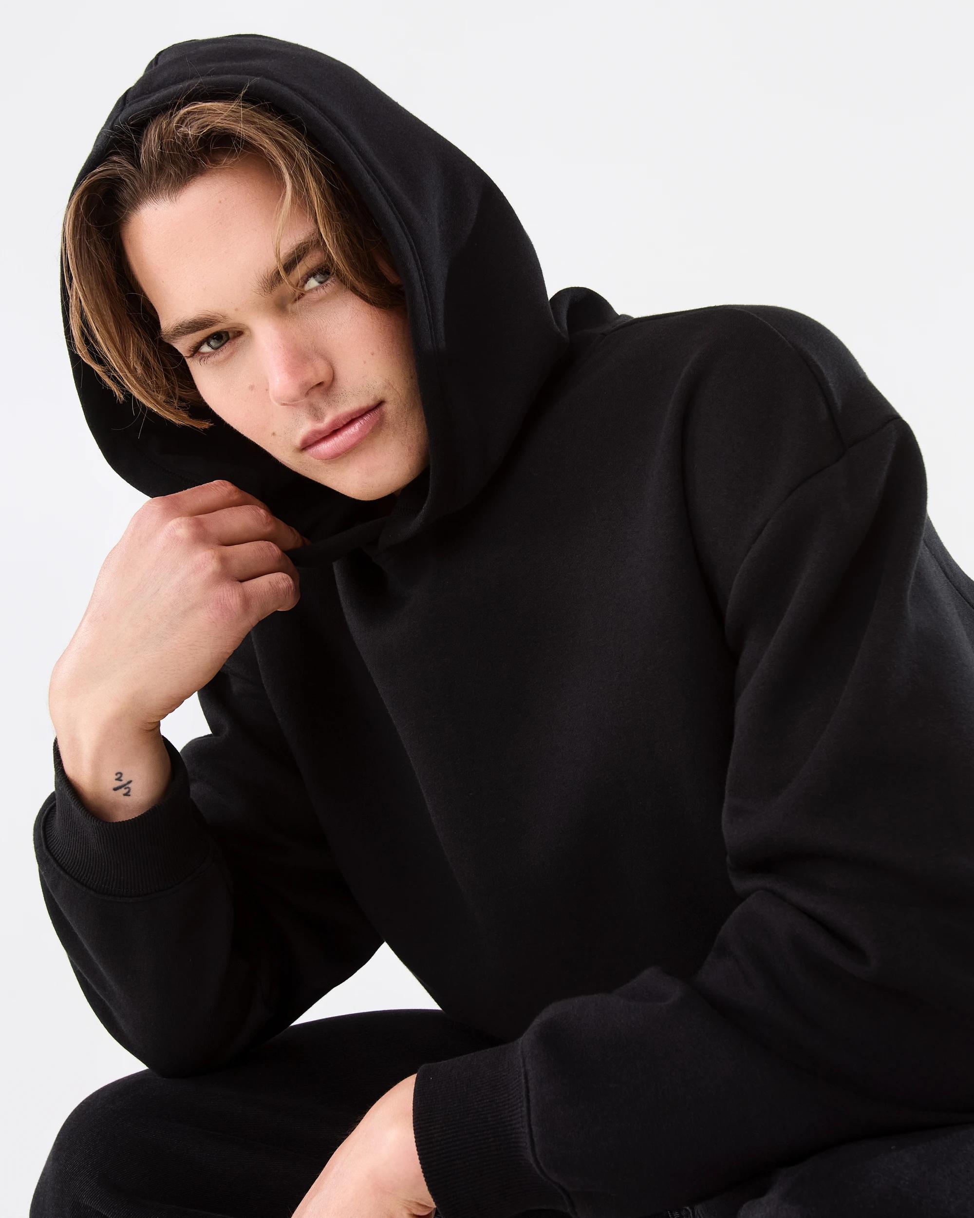 9 Relaxed Core Hoodie Black, 9 of 10