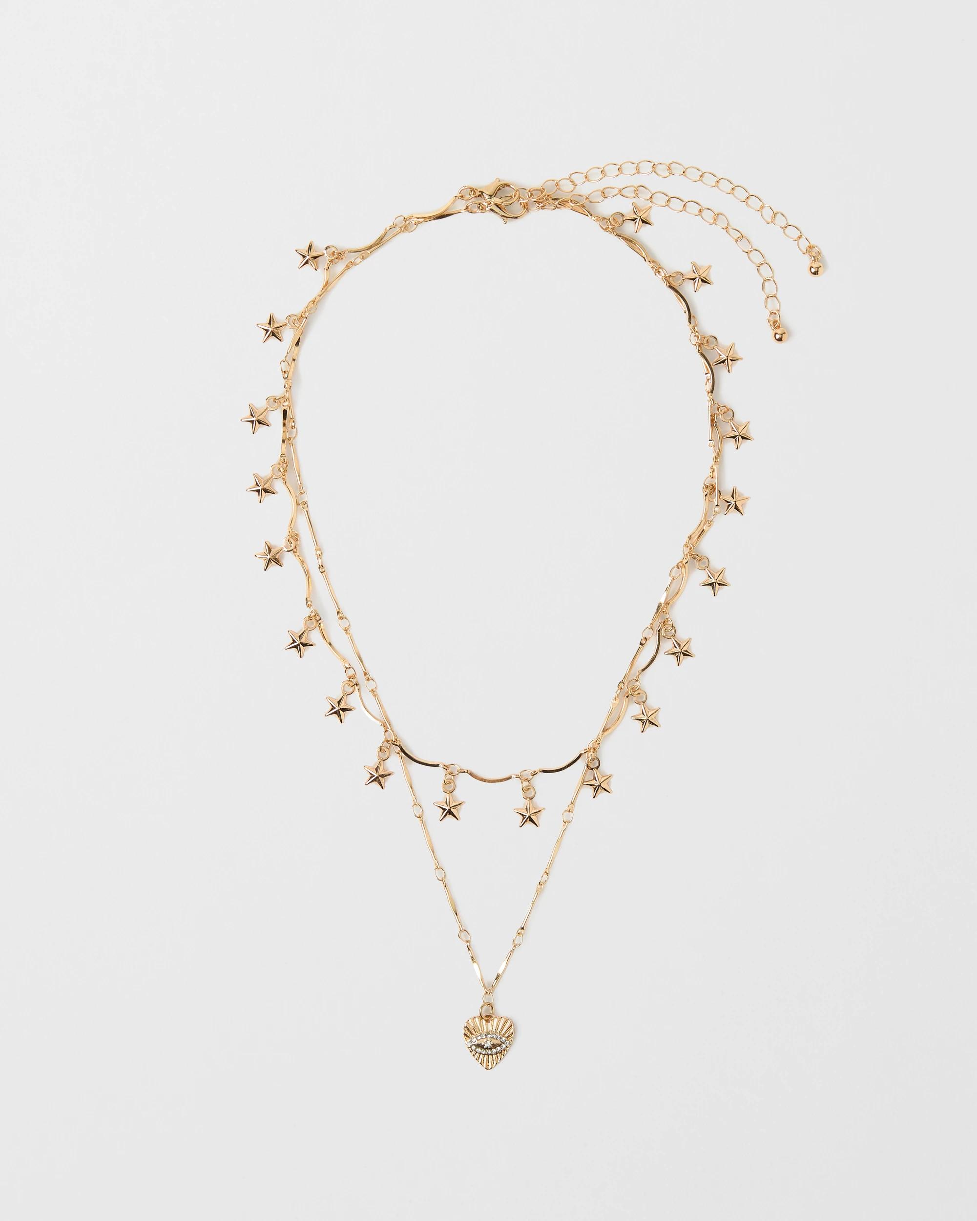 1 2 Pack Celestial Necklace - Gold Tone Gold, 1 of 5