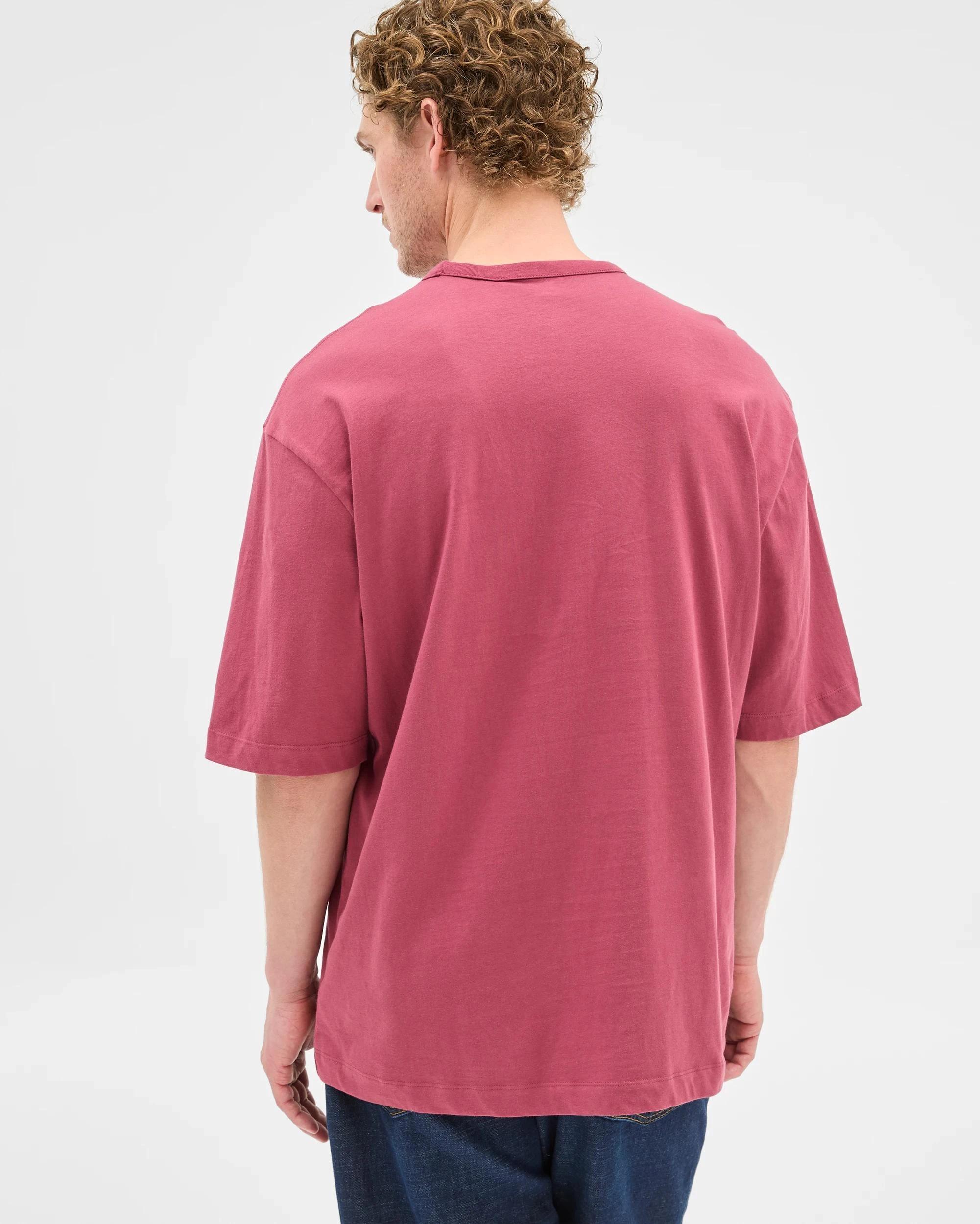 4 Target Australian Cotton Oversized T-Shirt MAROON, 4 of 6