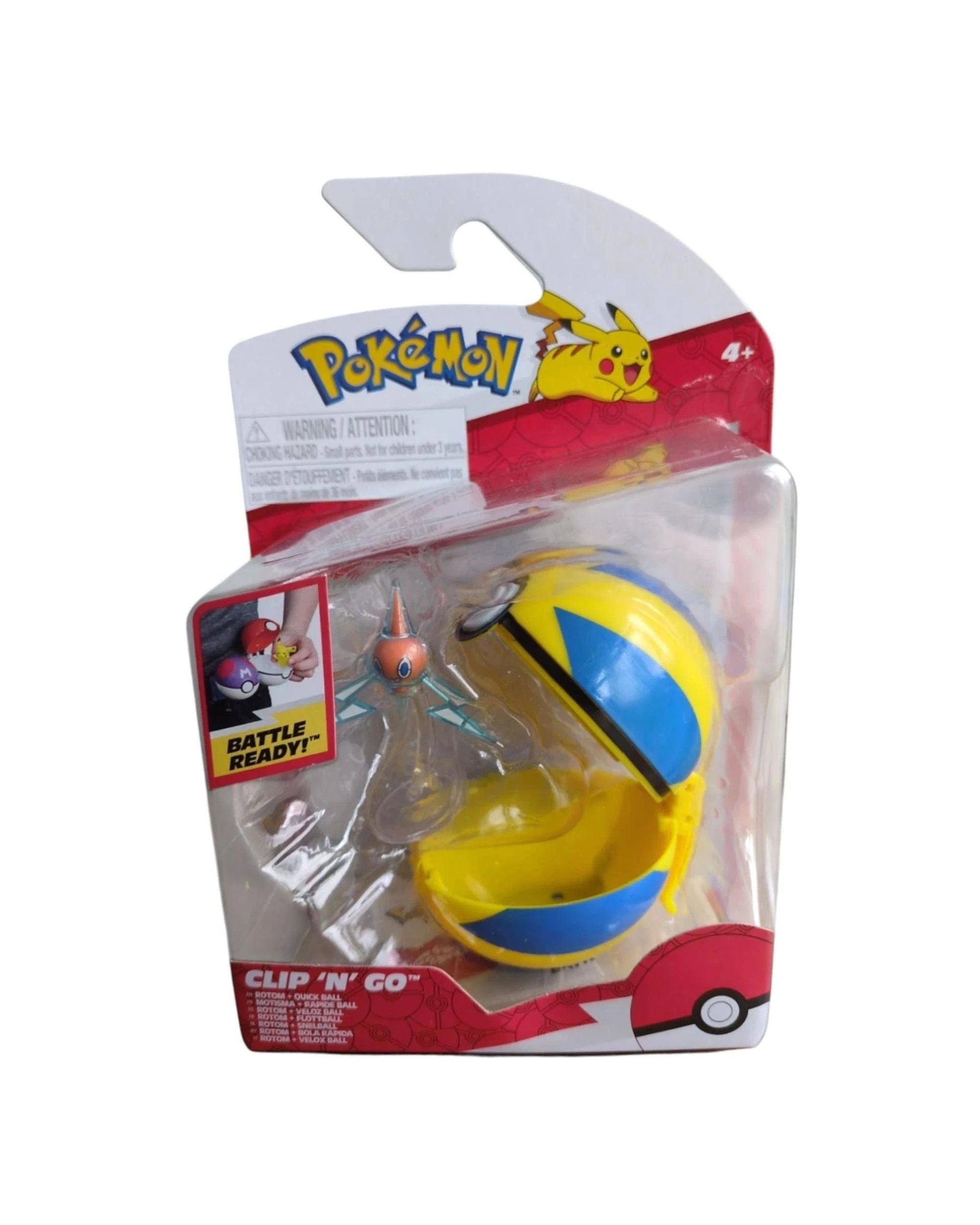 1 Pokemon Clip 'N' Go Rotom + Quick Ball, 1 of 3