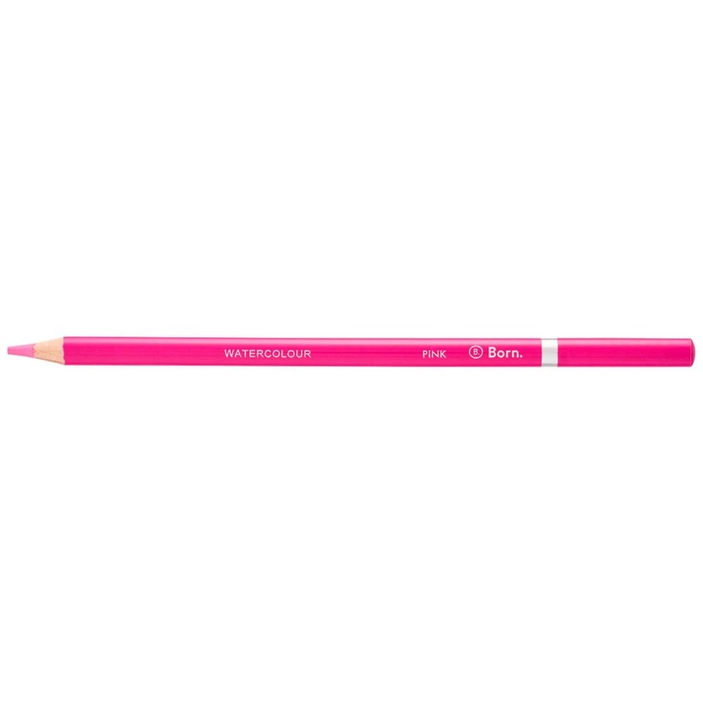 1 Born Premium Watercolour Pencil Pink, 1 of 3