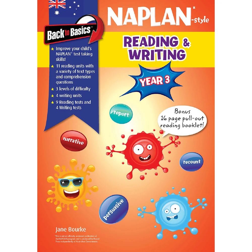 1 Blake's Back to Basics Year 3 NAPLAN Reading & Writing, 1 of 5