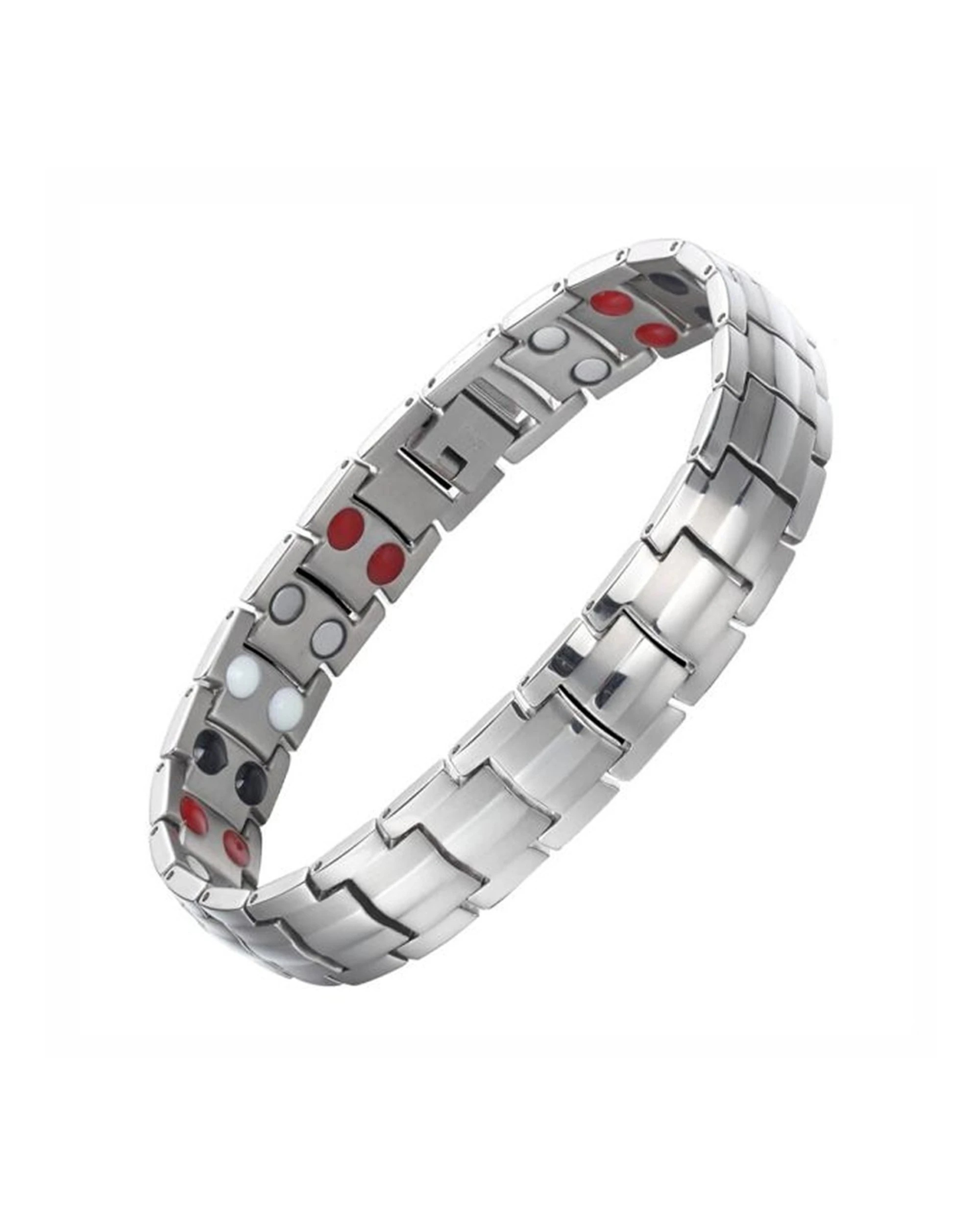 1 Activease Dick Wicks Titanium 4 Health Elements Bracelet One Size - Silver - Silver, 1 of 6