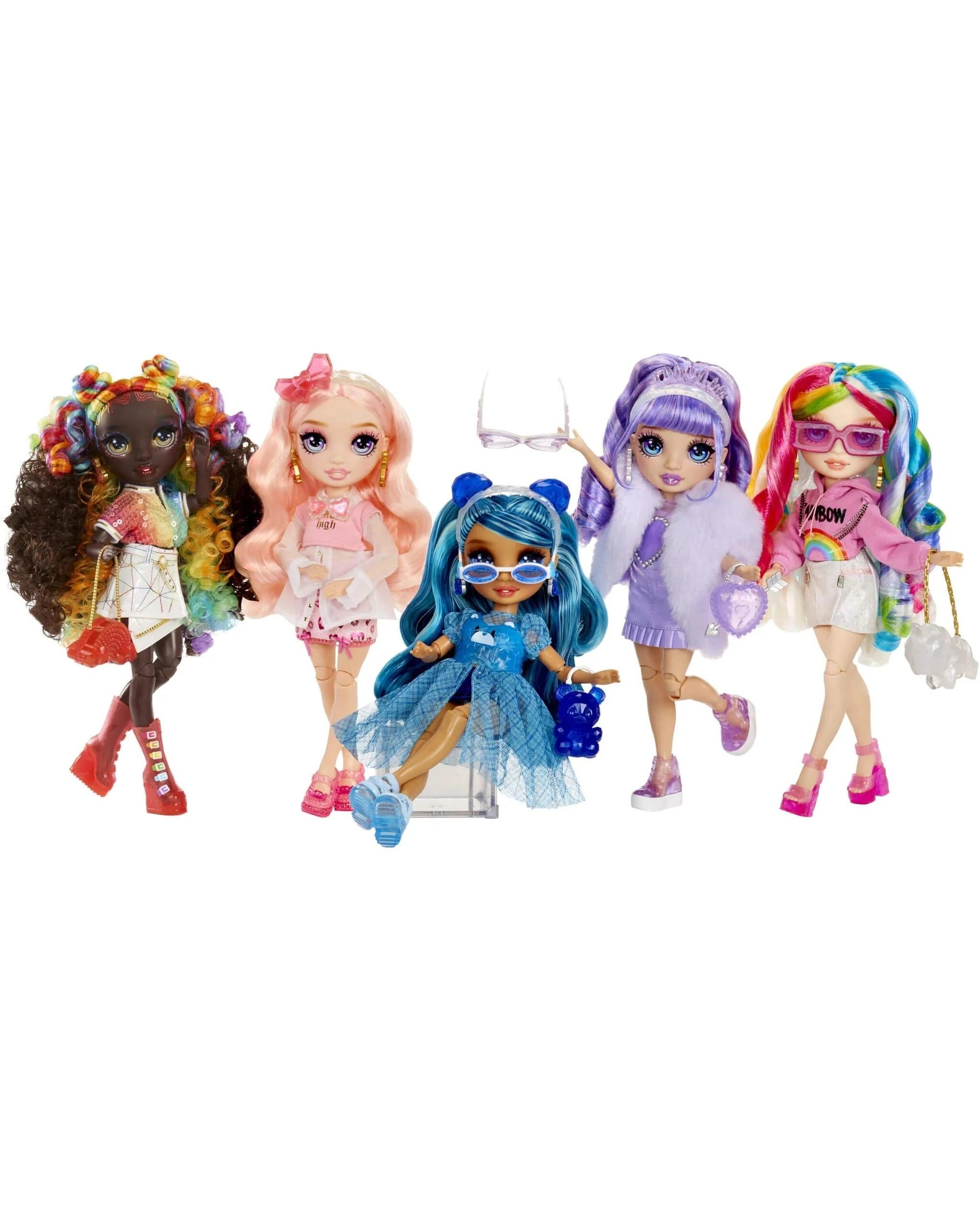 6 Rainbow High Creative Crystals Amaya Raine Fashion Doll - Multi, 6 of 6