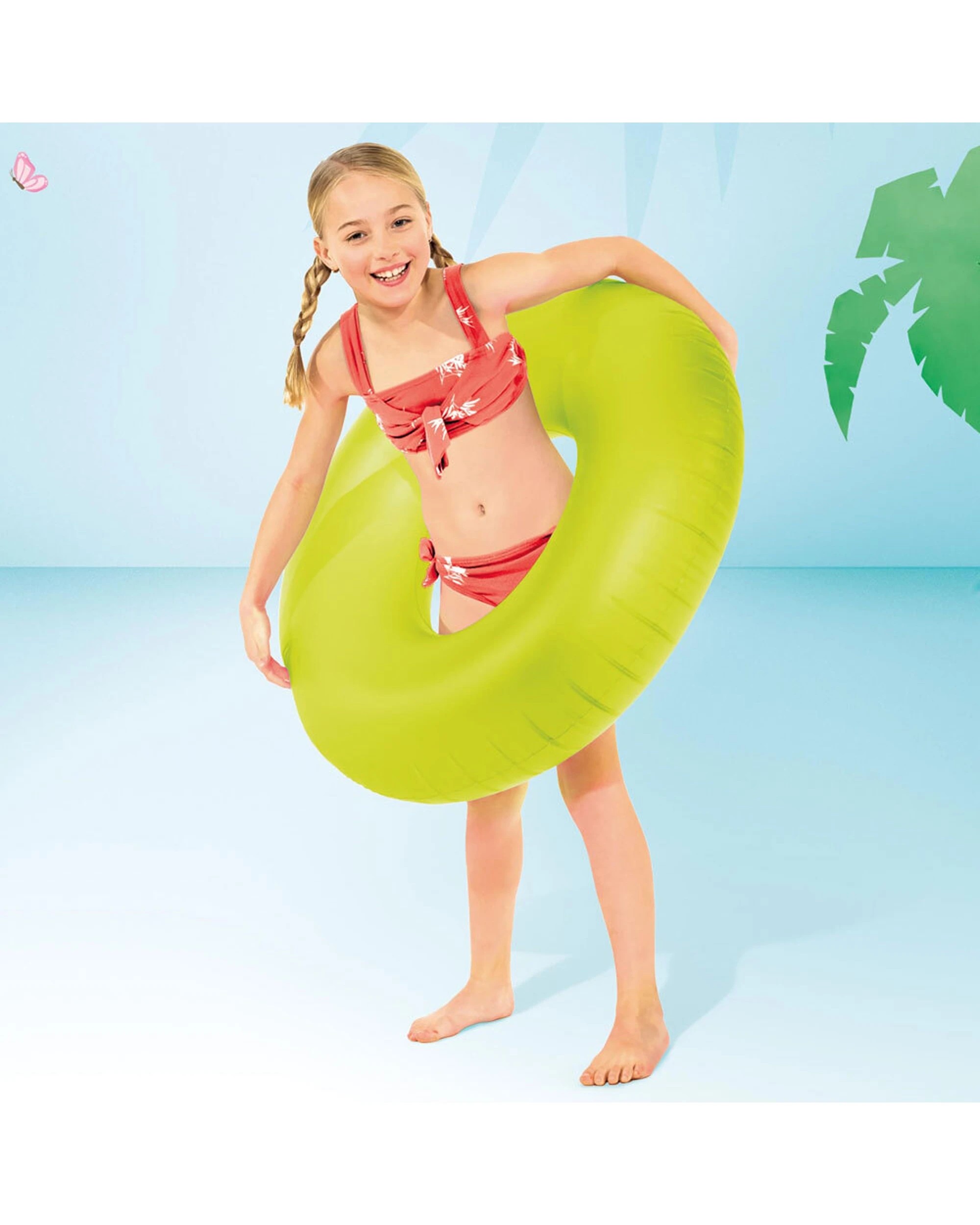 7 Intex Neon Frost Inflatable Tubes Swim Rings - Assorted, 7 of 9
