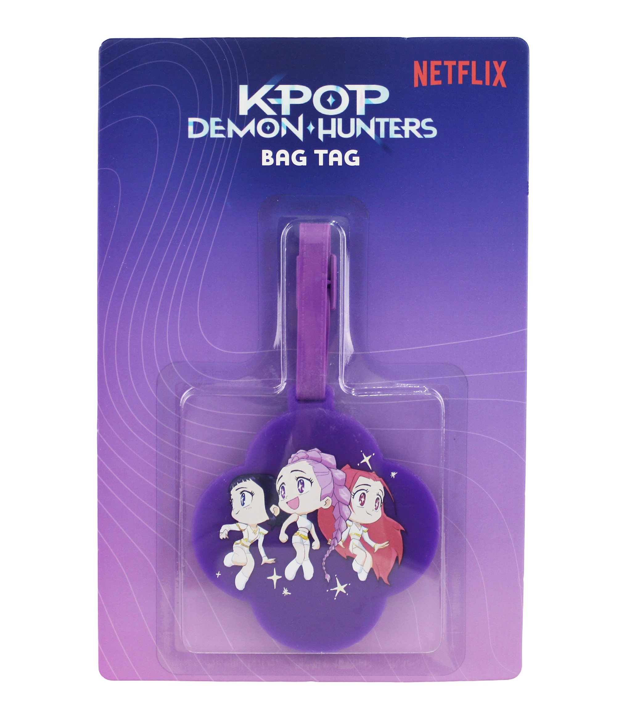 1 KPop Demon Hunters Bag Tag - Huntrix, 1 of 3