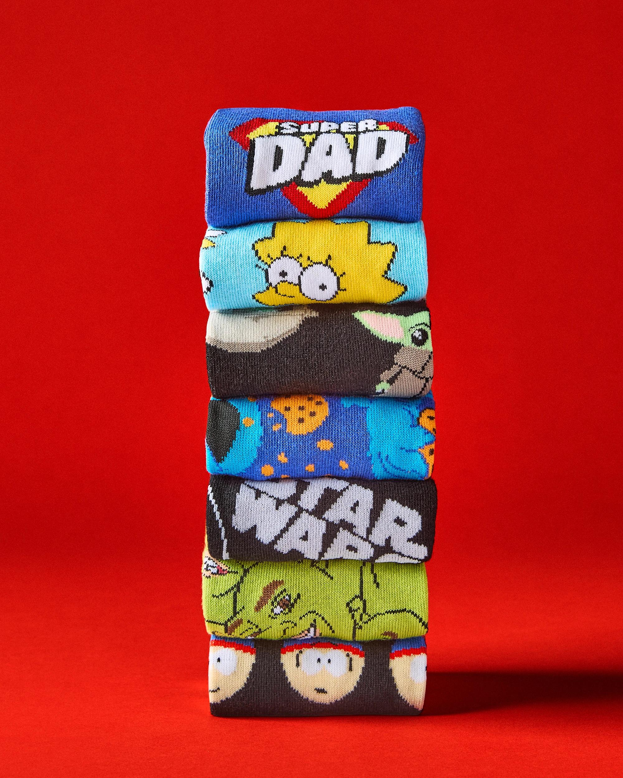 4 Swag Licensed Crew Socks - Star Wars Darth Vader BLACK, 4 of 4