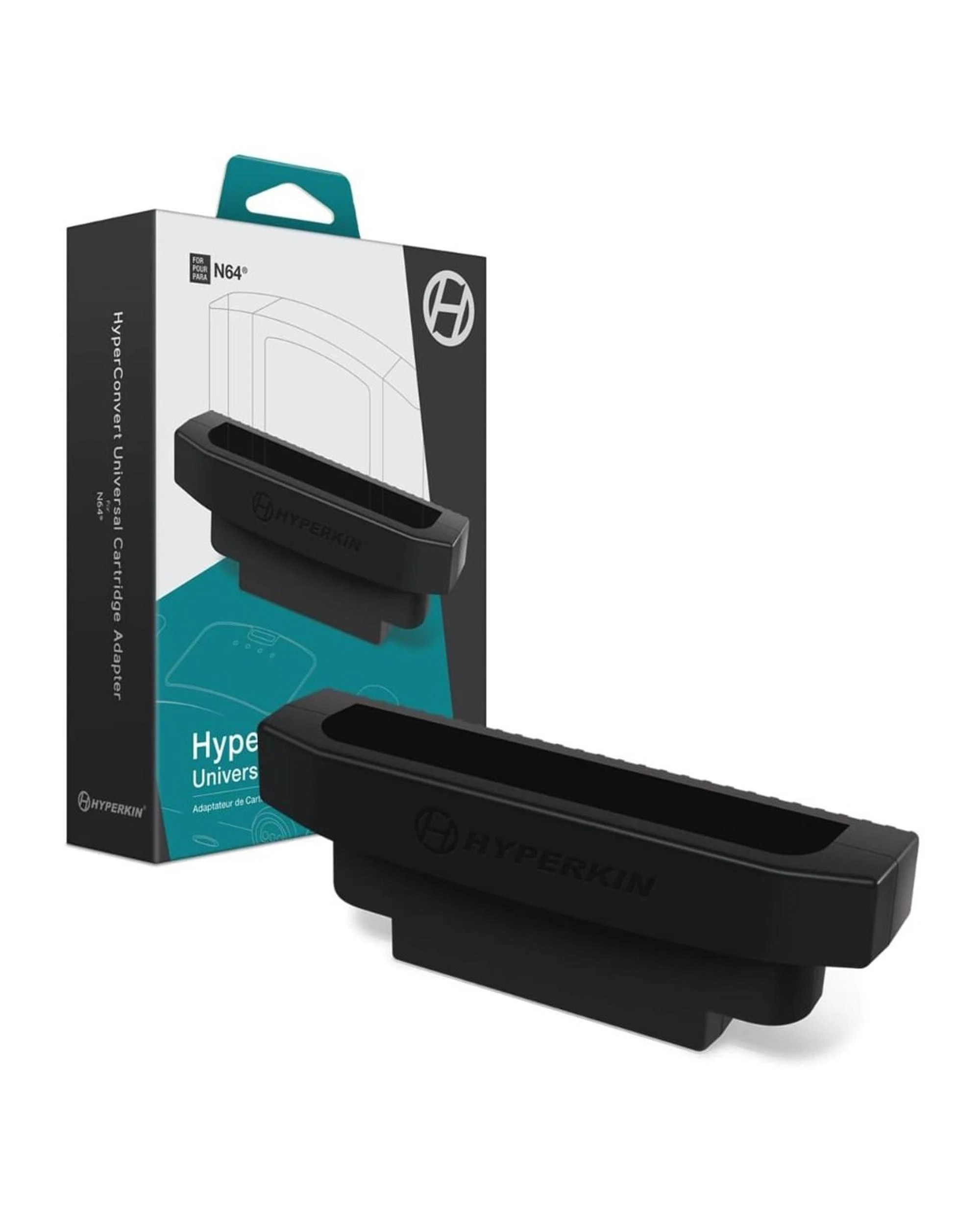 1 Hyperkin HyperConvert Universal Cartridge Adapter for Nintendo 64 - Black, 1 of 4