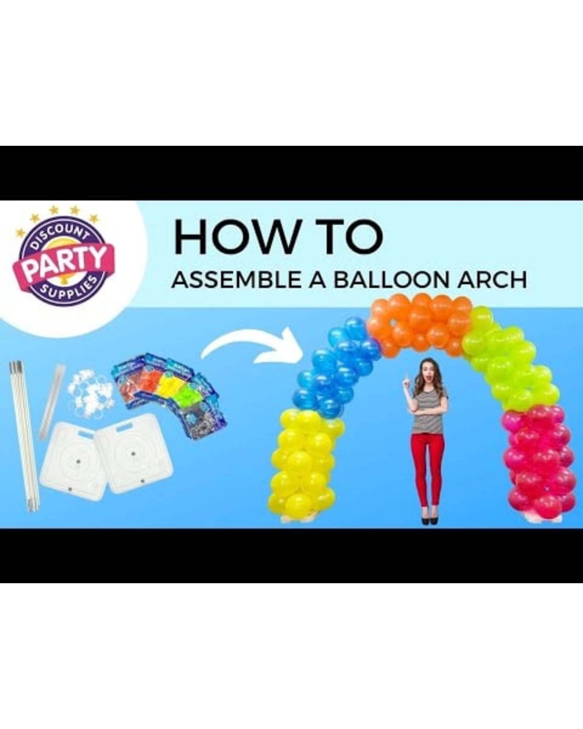 6 Partyrama Balloon Arch Kit 2.5m, 6 of 6