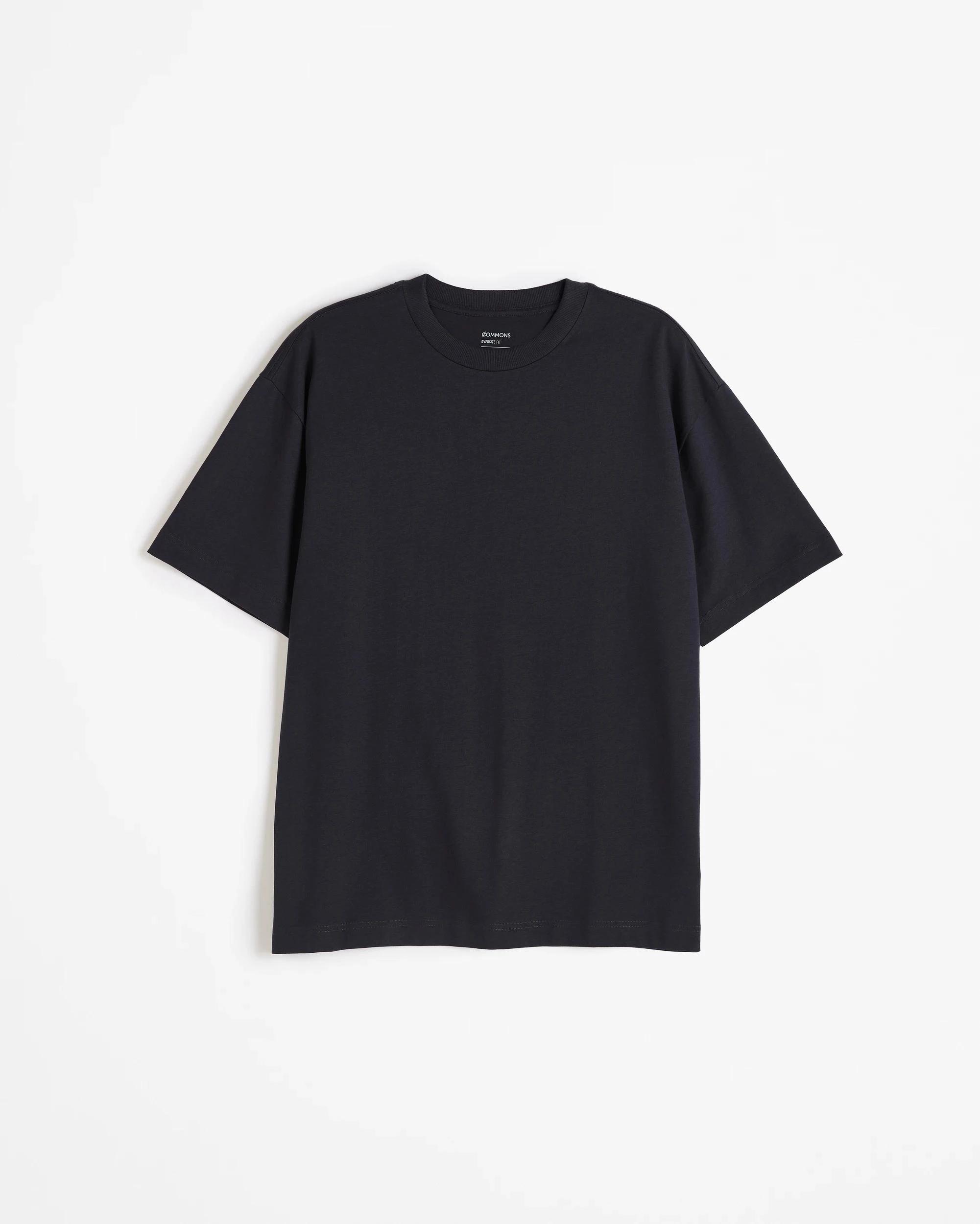 8 Commons Australian Cotton Oversized Heavy Core T-Shirt NAVY BLUE, 8 of 9