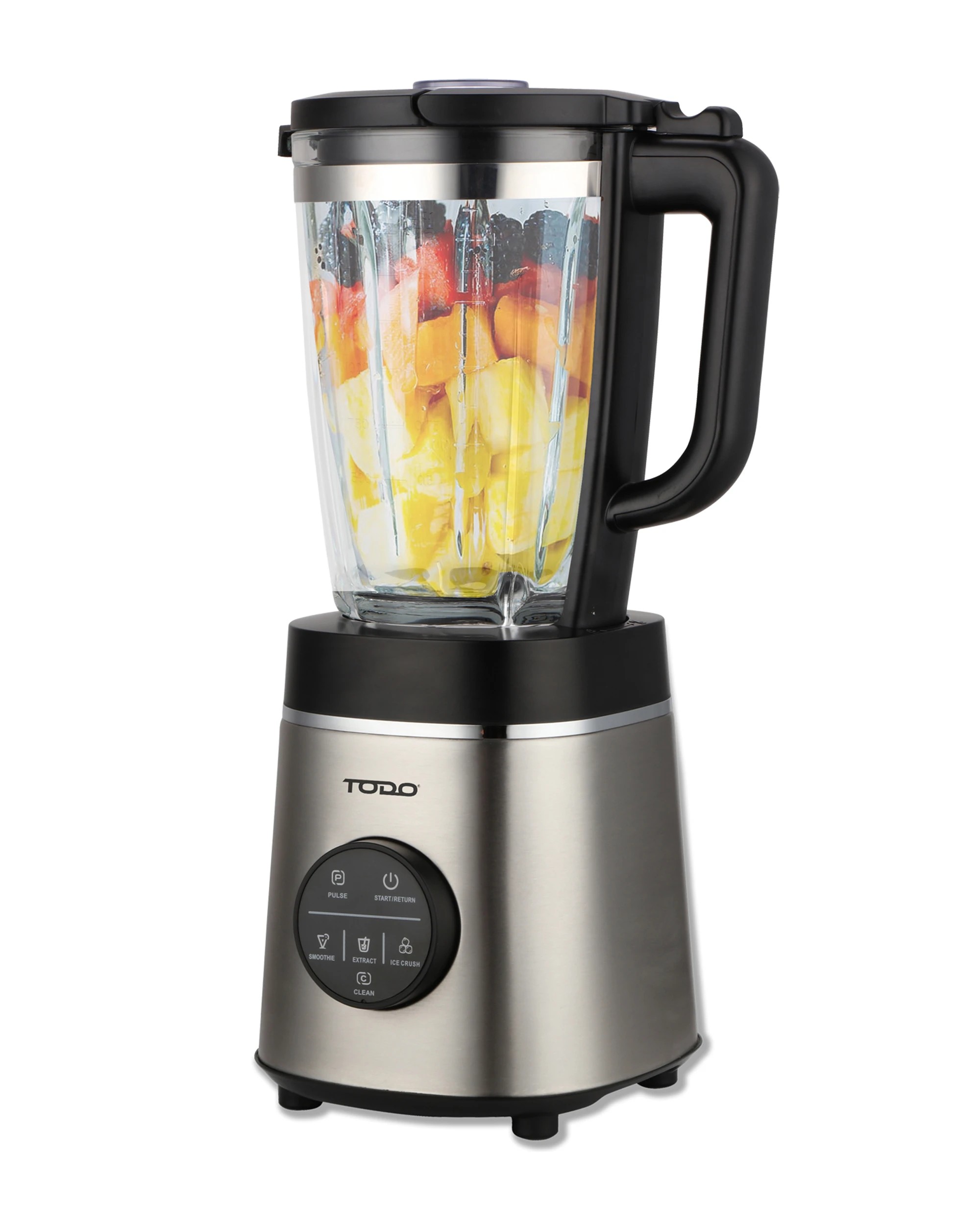 3 TODO 1.75L Commercial Electric Blender 1000W Glass Jar Adjustable Speed Stainless Steel Body, 3 of 4