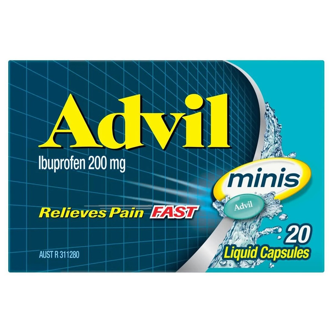 2 20 Pack Advil Ibuprofen 200 mg Minis Liquid Capsules, 2 of 10