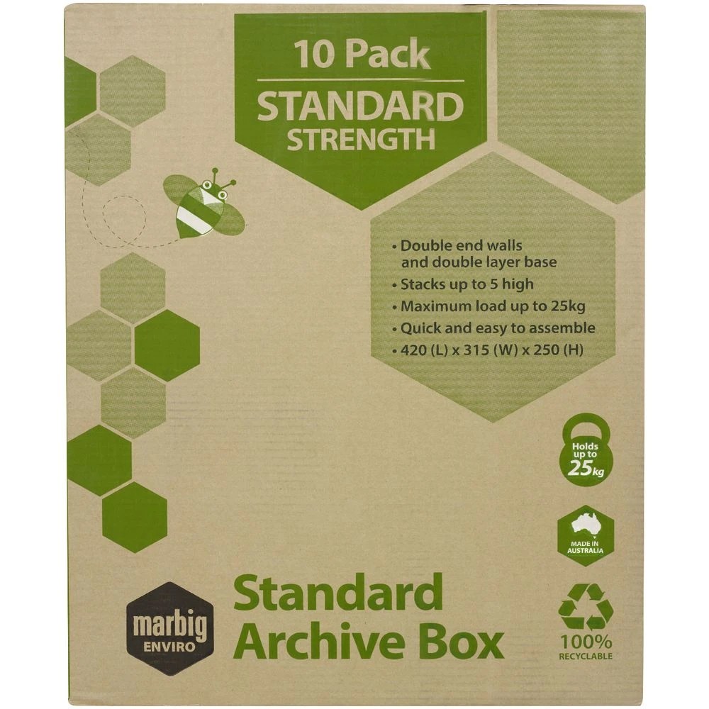 2 Marbig Enviro Standard Archive Box 10 Pack, 2 of 2
