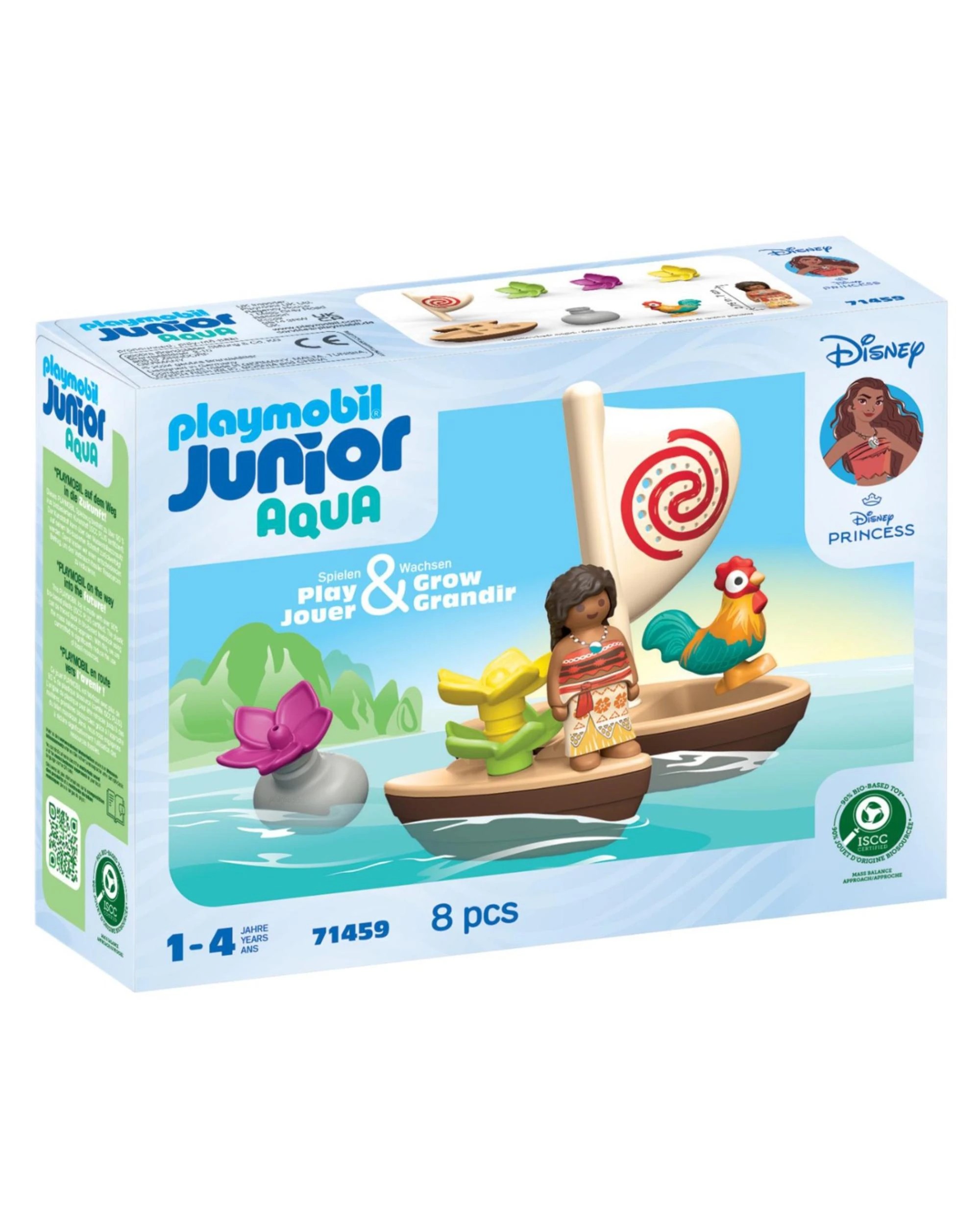 1 Playmobil Junior Disney Moana's Sail Boat - 71459, 1 of 7