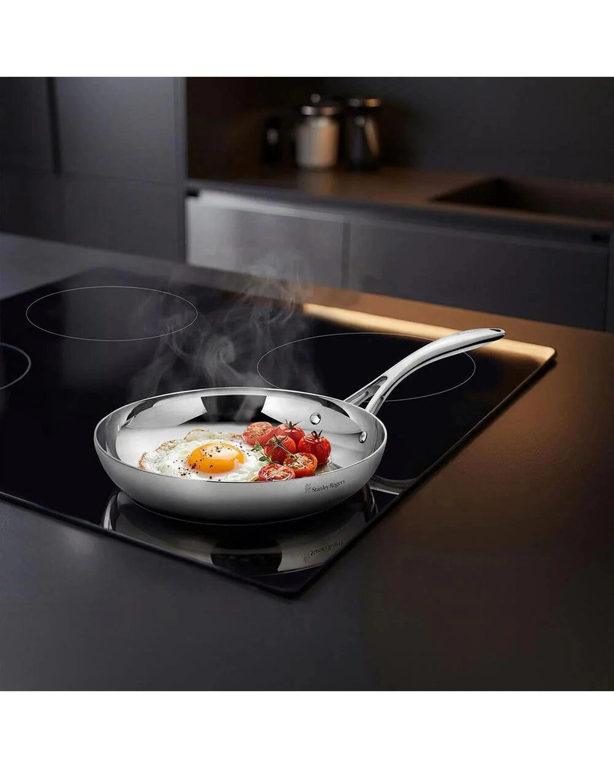 6 Stanley Rogers TryPly Helix Frypan 20cm Stainless Steel Suits Induction, 6 of 6