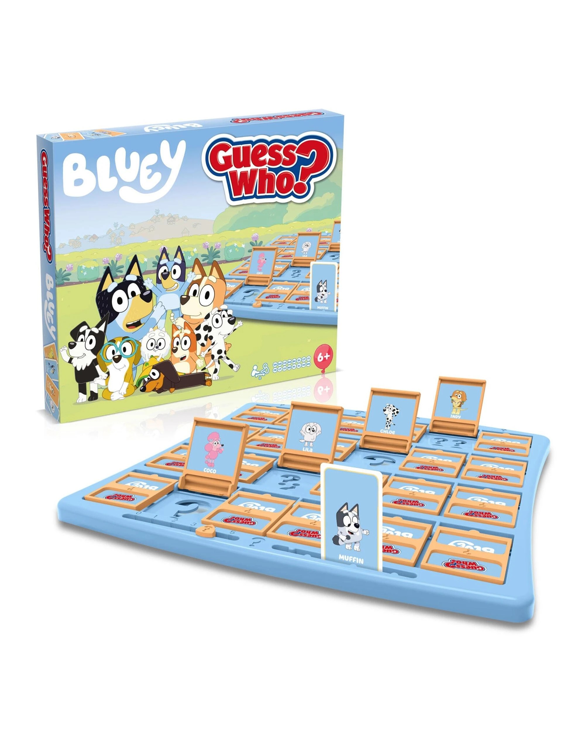 1 Guess Who Bluey Edition Board Game, 1 of 9