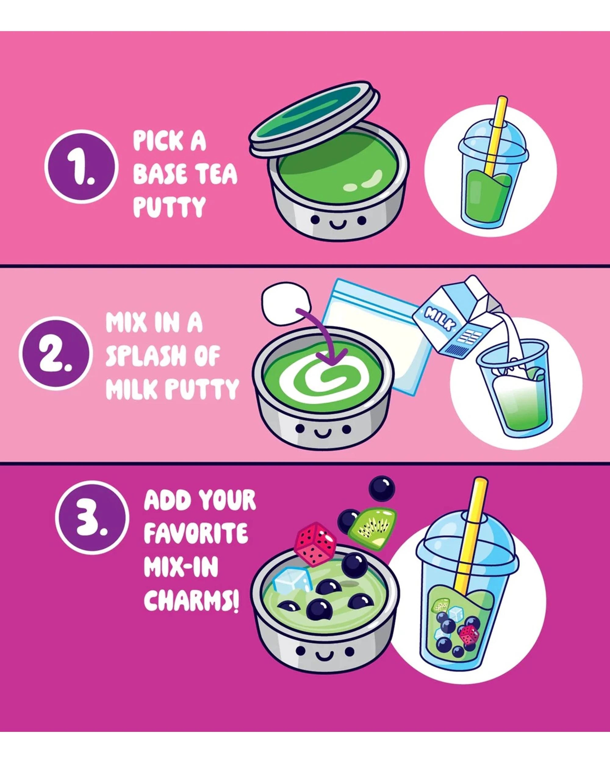 3 Crazy Aaron's Thinking Putty Mixed By Me Boba Putty Kit, 3 of 7