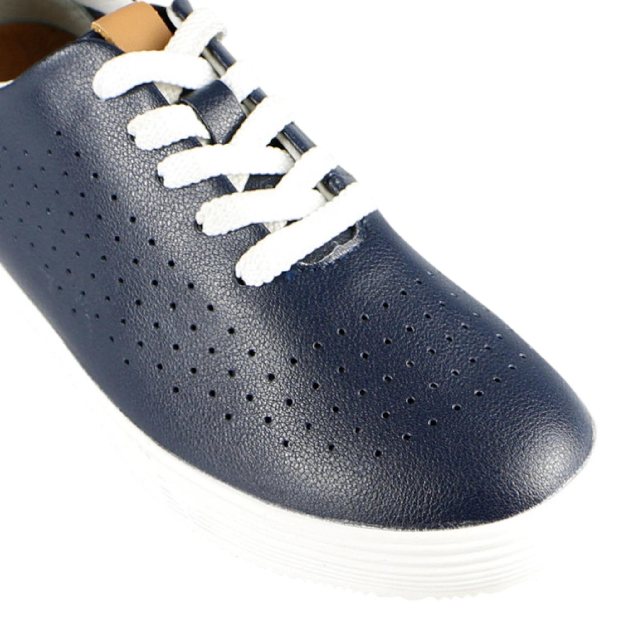 3 Natural Comfort Womens California Leather Sneaker Shoes BLACK, 3 of 3