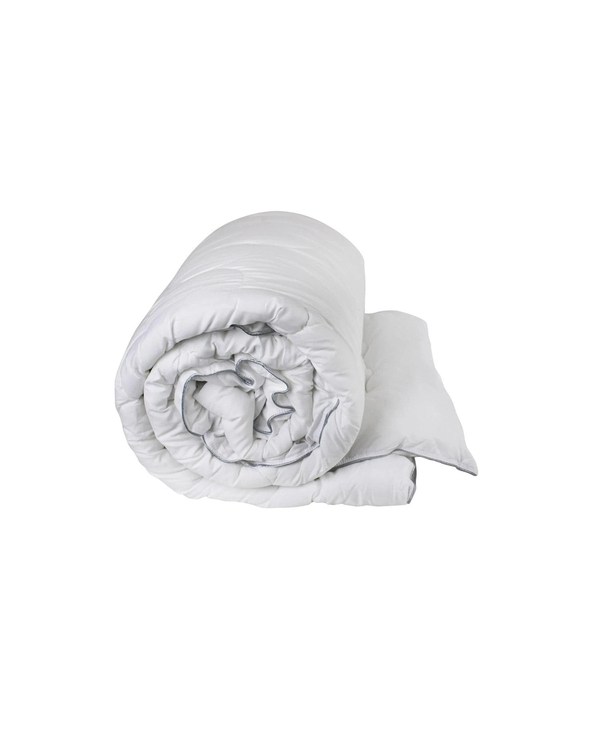 4 Odyysey Microlush Bamboo Blend Quilt 300Gsm - Single Bed - White, 4 of 4
