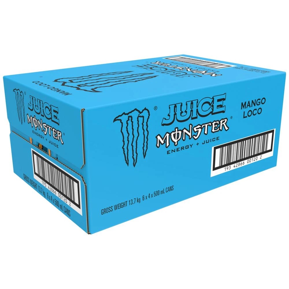 2 Monster Ultra Mango Loco 500mL 24 Pack, 2 of 3