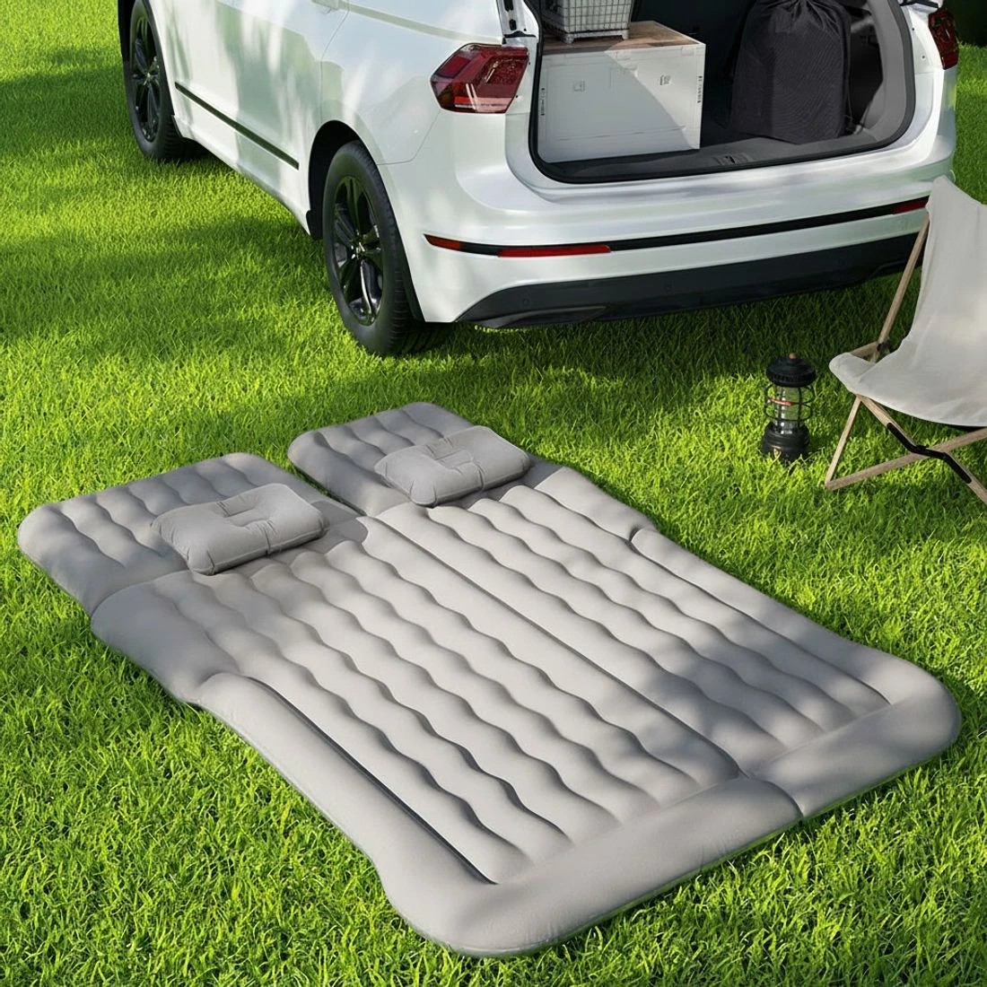 6 Weisshorn Car Mattress 175x130 Inflatable SUV Back Seat Camping Bed - Grey, 6 of 6