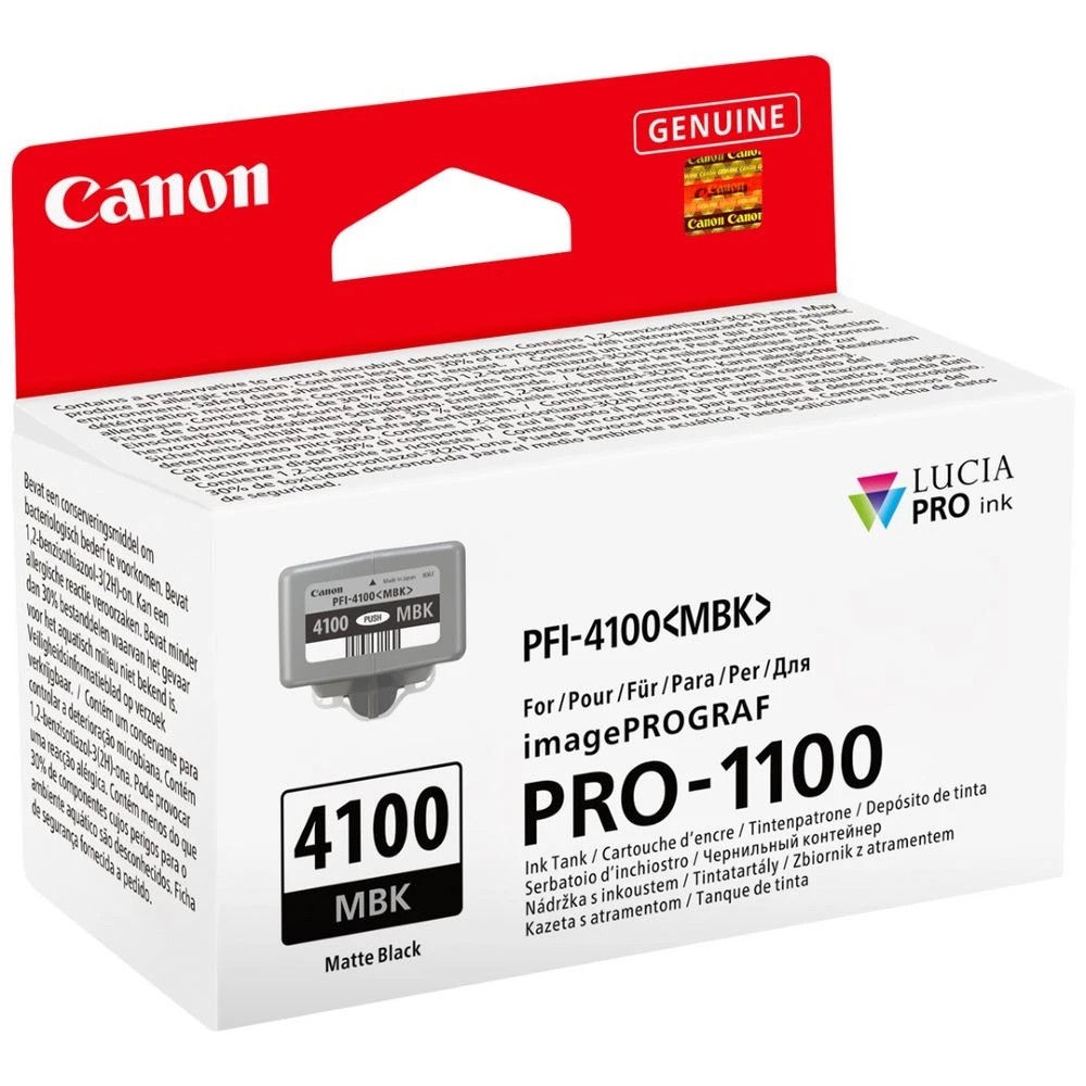 2 Canon PFI-4100 Matte Black Ink, 2 of 3