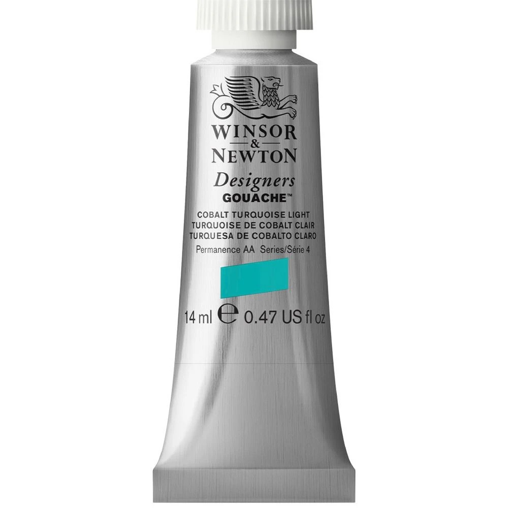 1 Winsor & Newton Designers Gouache 14mL Cobalt Turquoise S4, 1 of 1