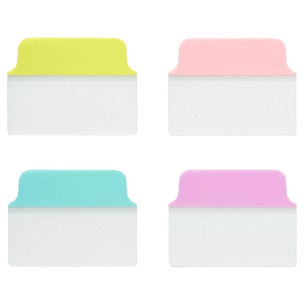 2 J.Burrows Tabs 51x38mm Pastel Assorted 4 Pack, 2 of 3