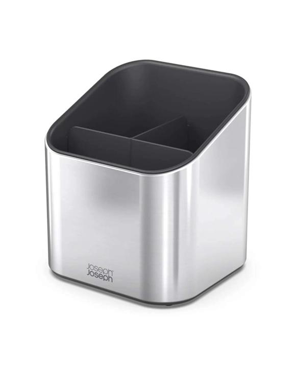 Joseph Joseph Surface Tiered Utensil Pot 17cm Stainless Steel Organiser - Silver
