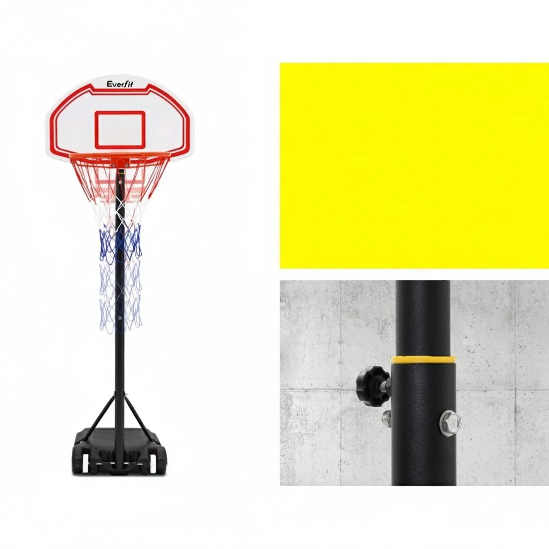 7 Everfit 2.1M Basketball Hoop Stand System Adjustable Portable Pro Kids - Multi, 7 of 7