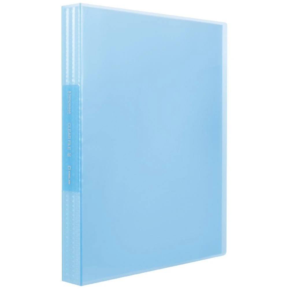 1 King Jim 60 Pocket Fixed Display Book Smoke Blue, 1 of 2