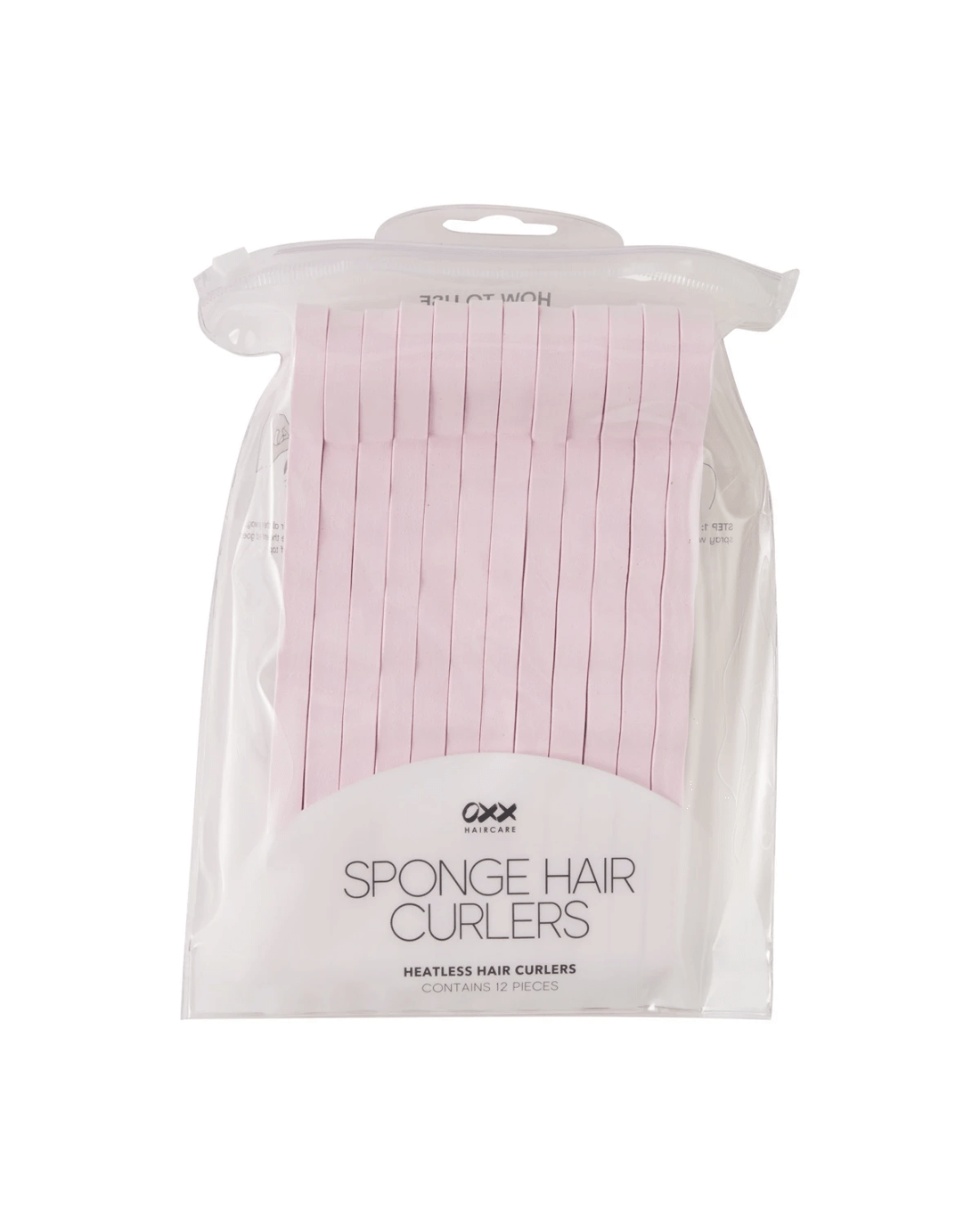 1 OXX Haircare 12 Piece Sponge Hair Curlers - Pink, 1 of 8