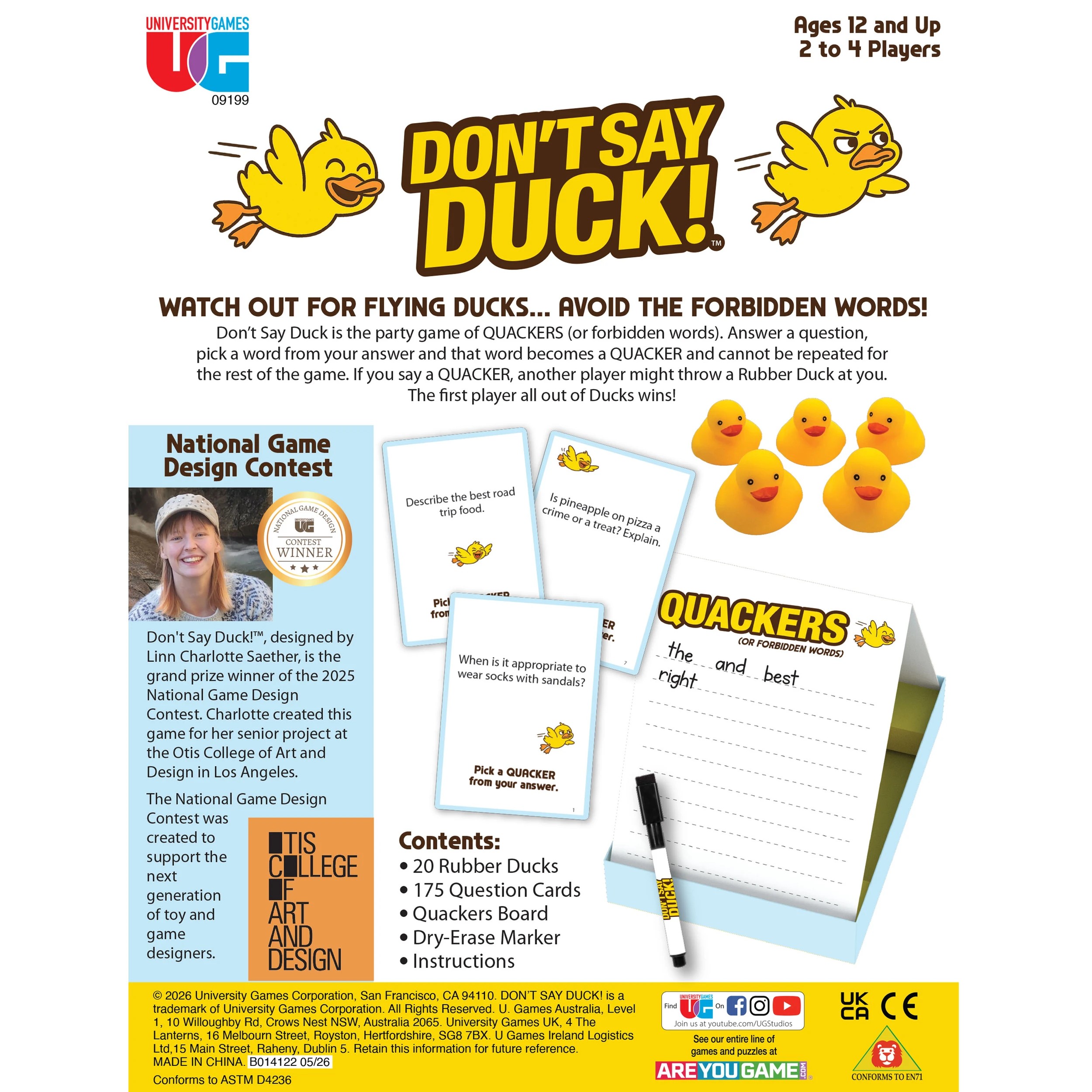 2 University Games: Don't Say Duck!, 2 of 9