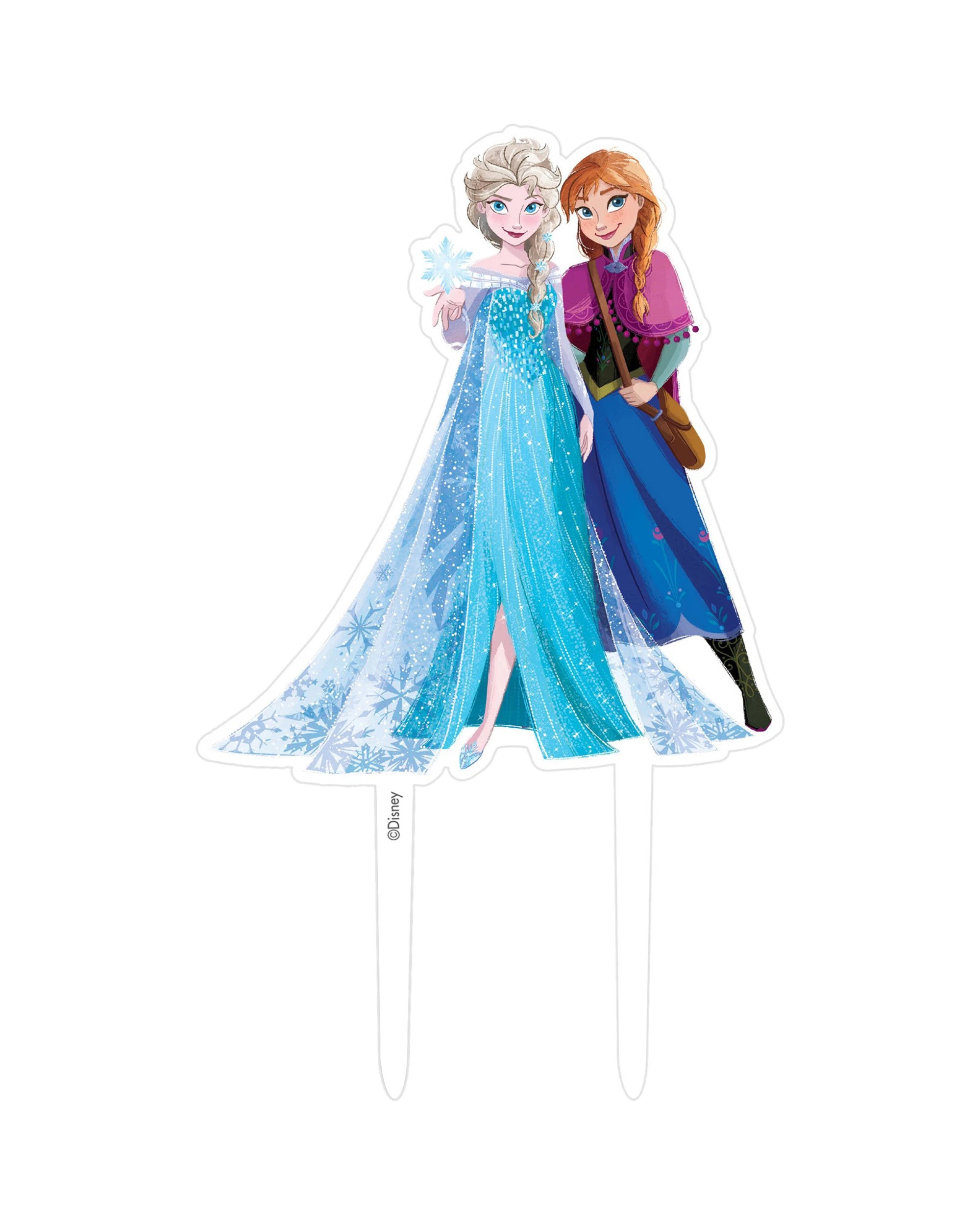 1 Disney Frozen Acrylic Cake Topper, 1 of 2