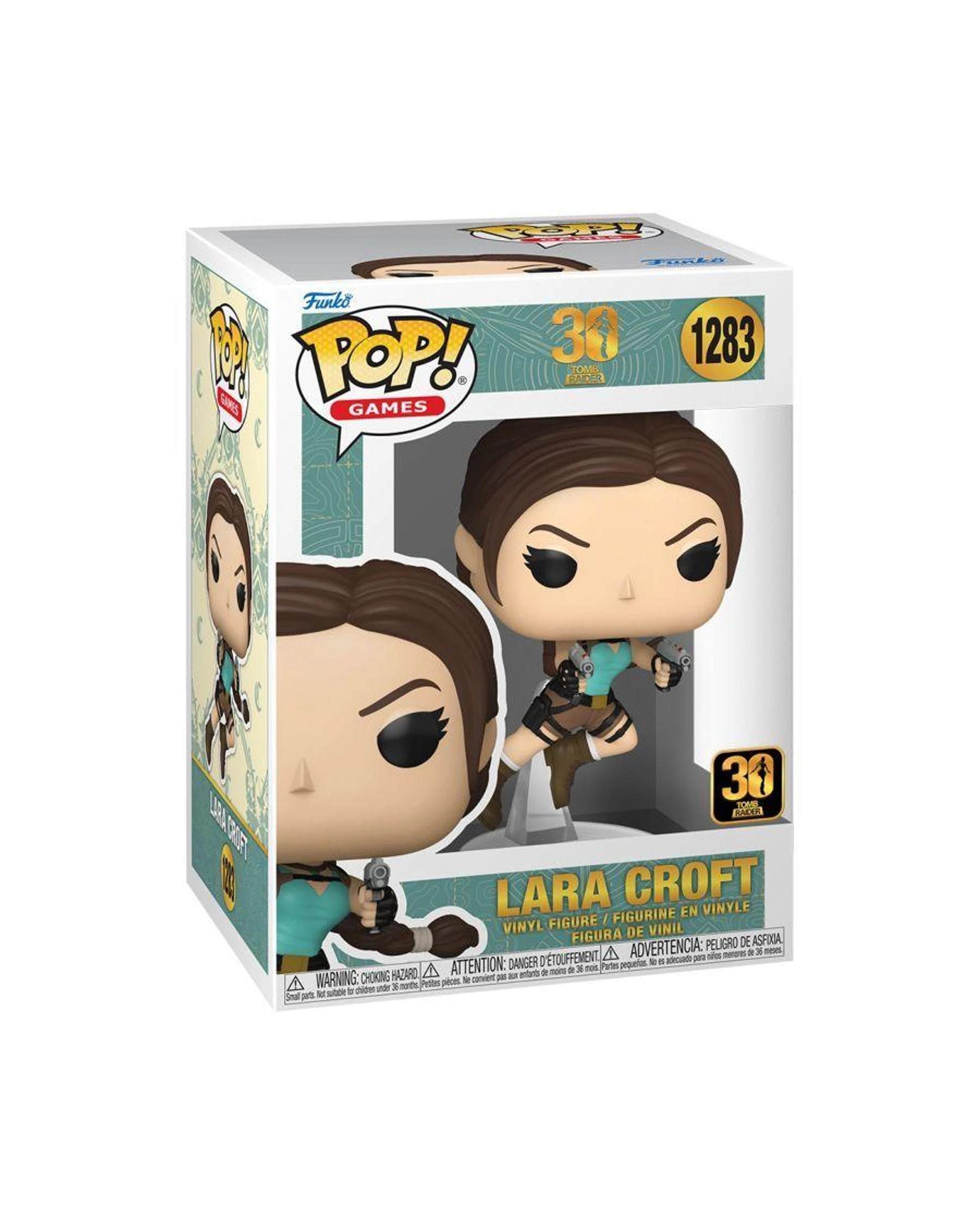 3 Tomb Raider 30th Anniversary Lara Croft - Leaping -  Funko POP! Vinyl, 3 of 3