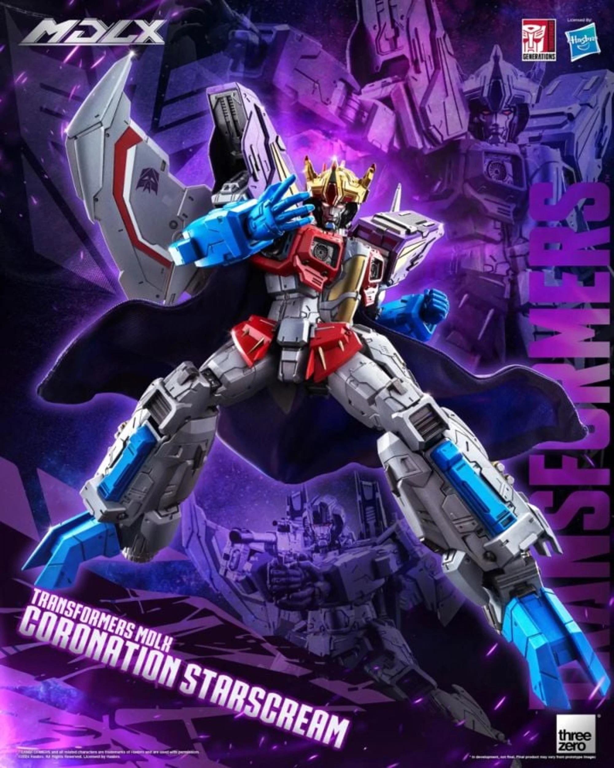 2 Threezero Transformers Coronation Starscream MDLX Collectable Action Figure, 2 of 10