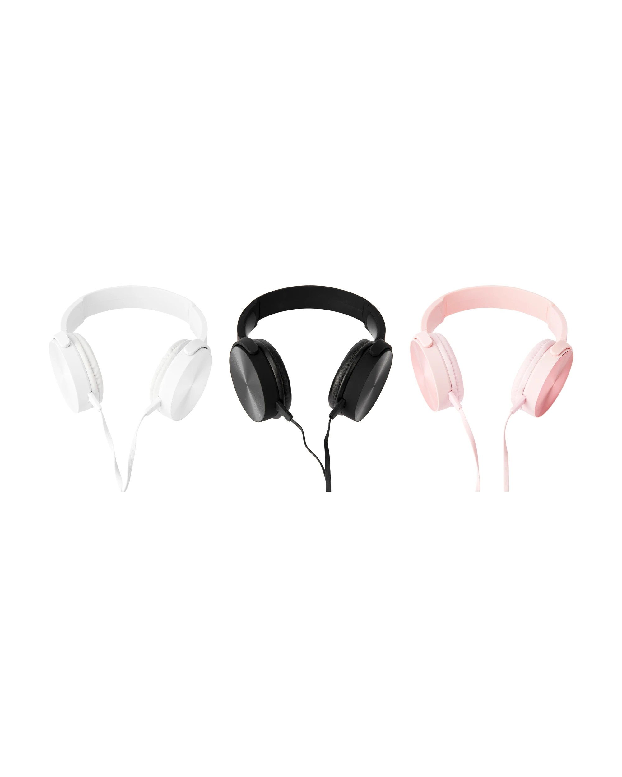 3 On-Ear Wired Headphones - Black, 3 of 9