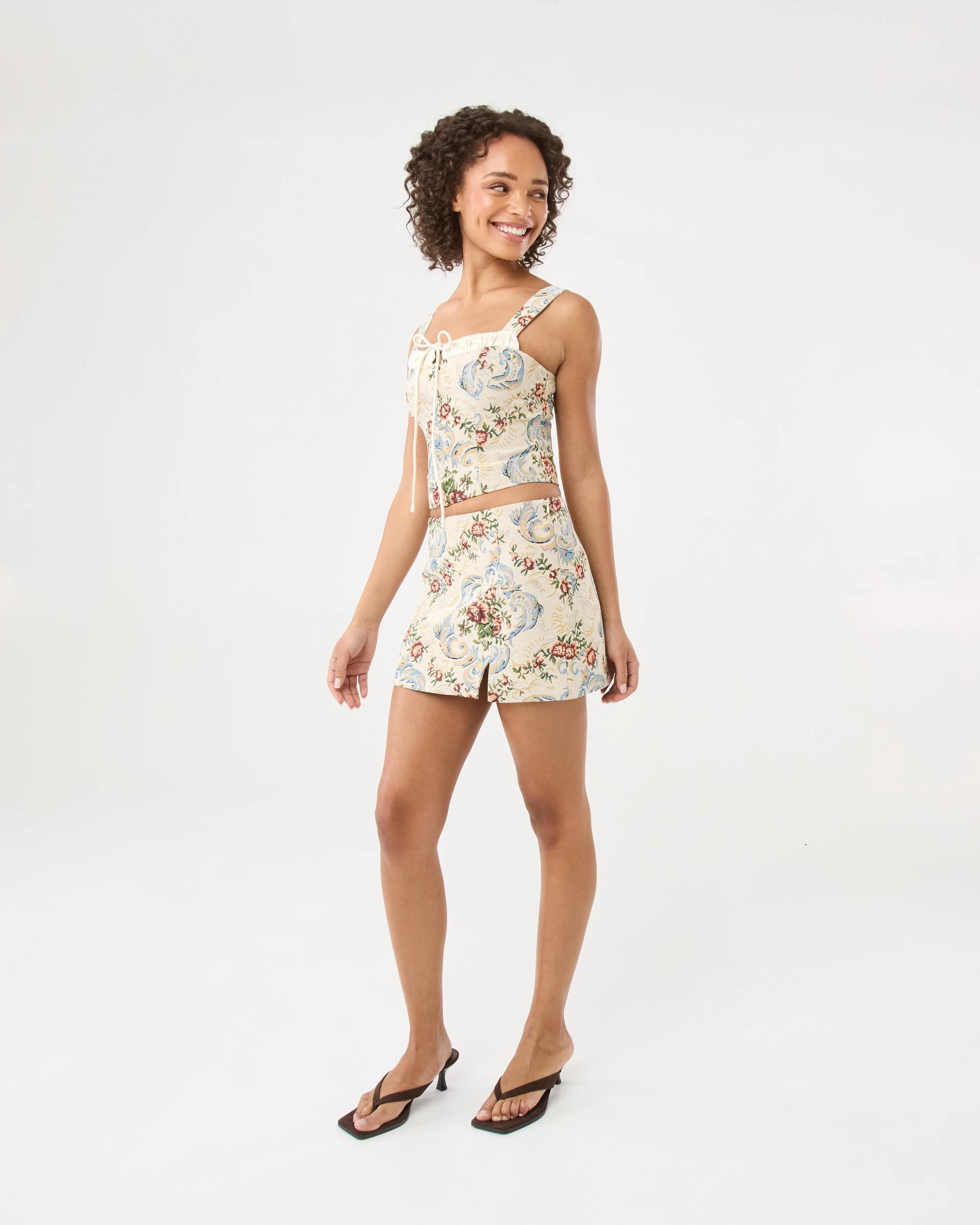 5 Sleeveless Tapestry Jacquard Top Jaquard, 5 of 10