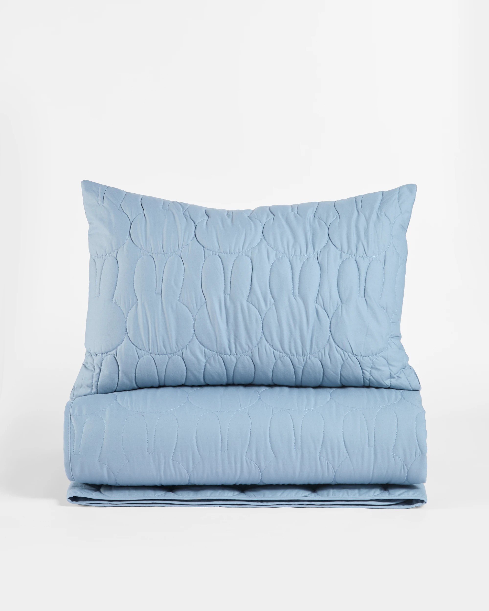 2 Miffy Kids Coverlet Set - Queen Bed - Blue, 2 of 9